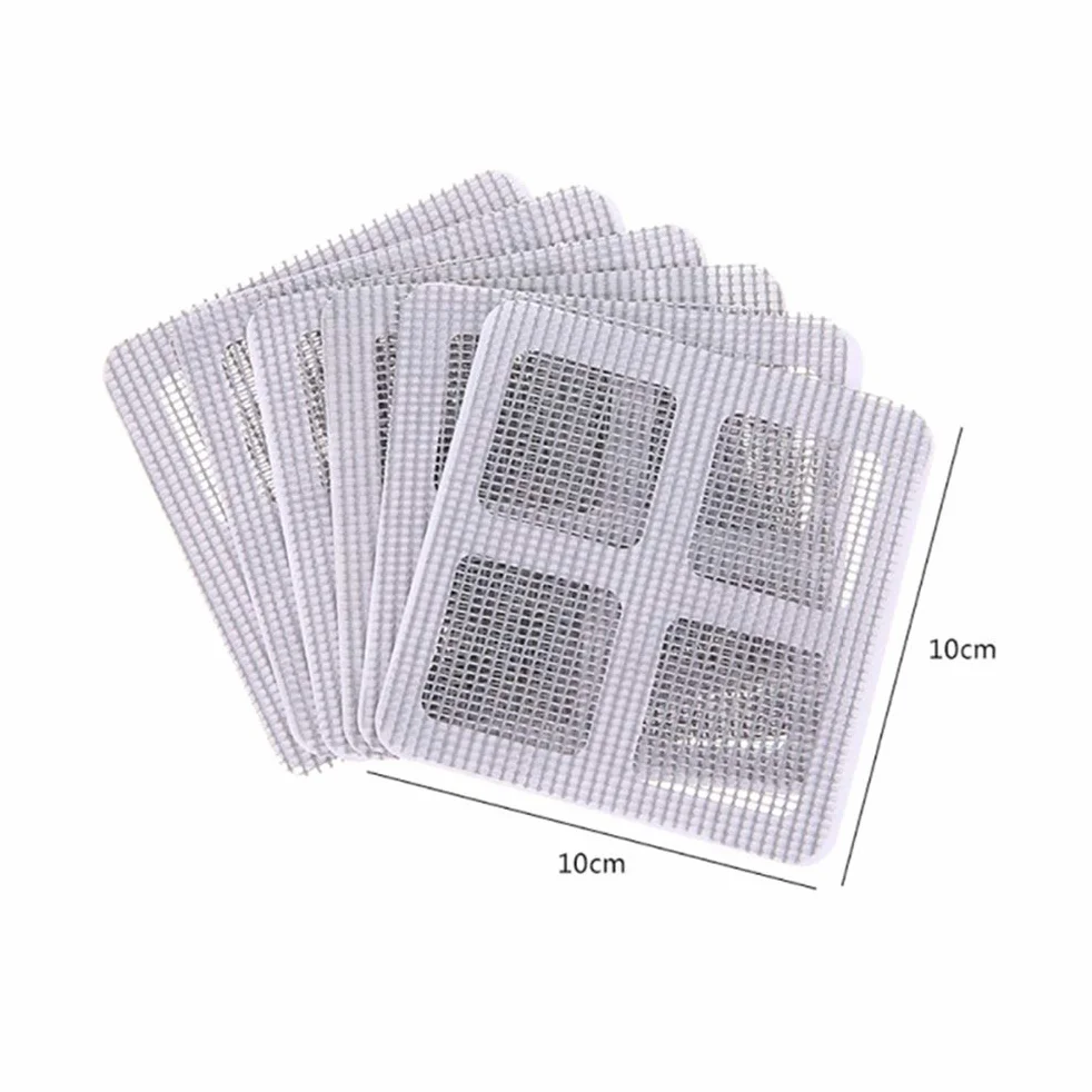 Moskitiera na okno 10x10 cm 3 sztuki ochrona przed owadami