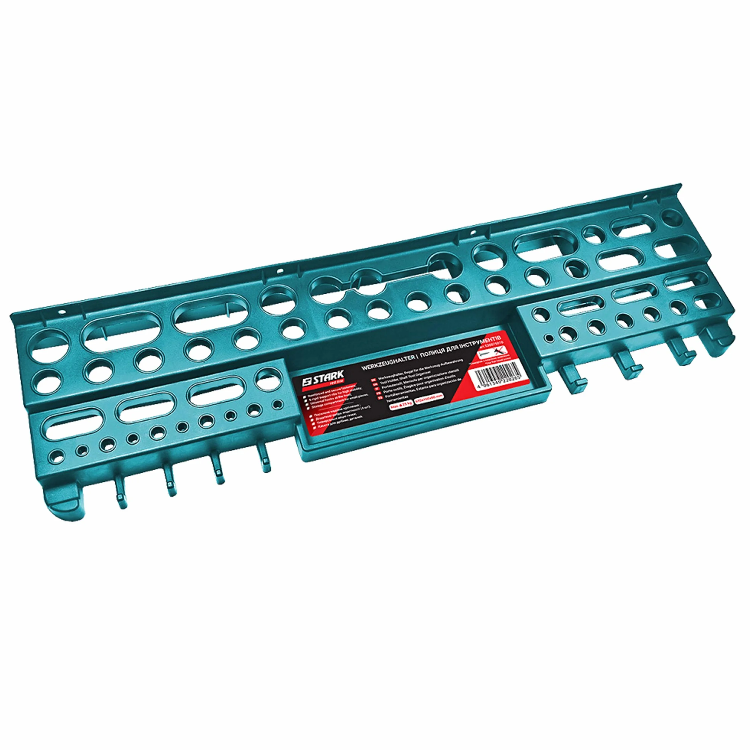 STARK Regał ścienny Uchwyt narzędziowy 610 x 160 x 60 mm 25 kg