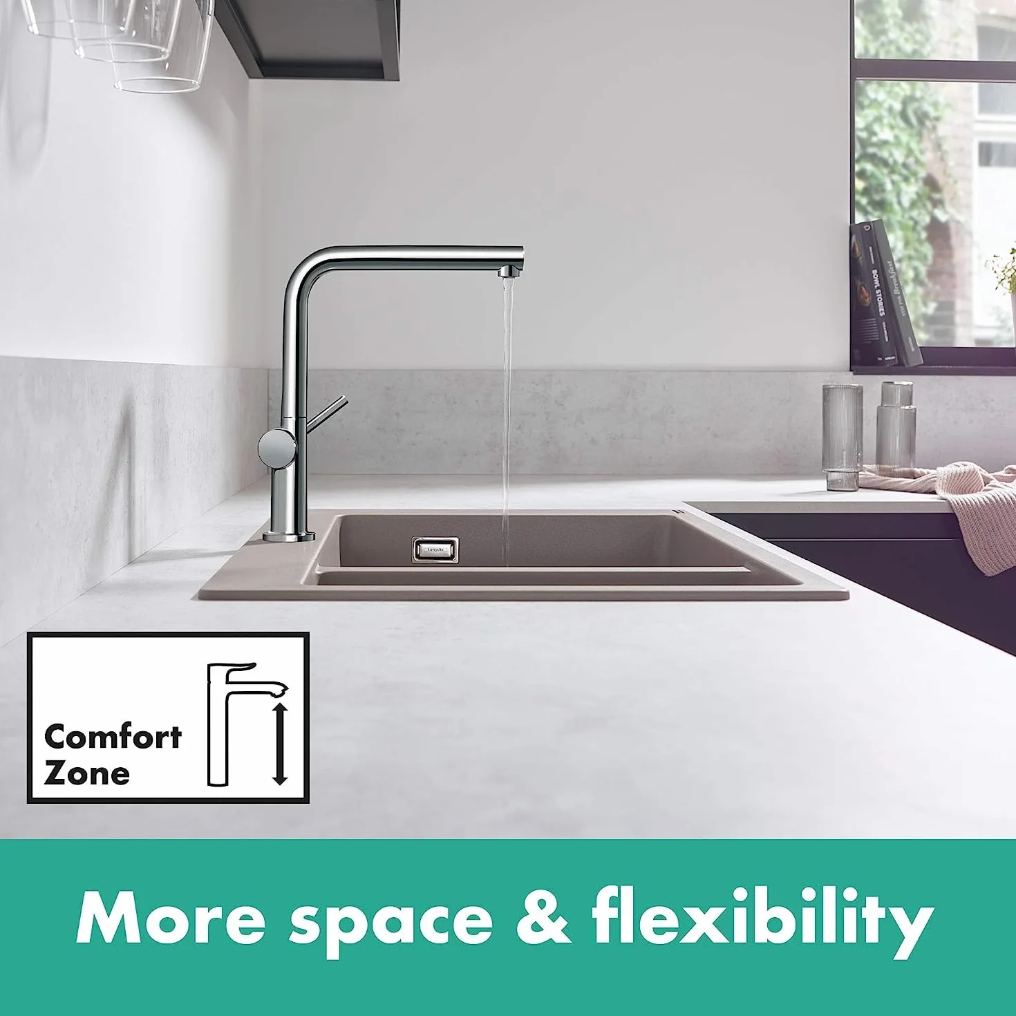 Hansgrohe Talis M54 Bateria Kuchenna 270 mm Srebrny