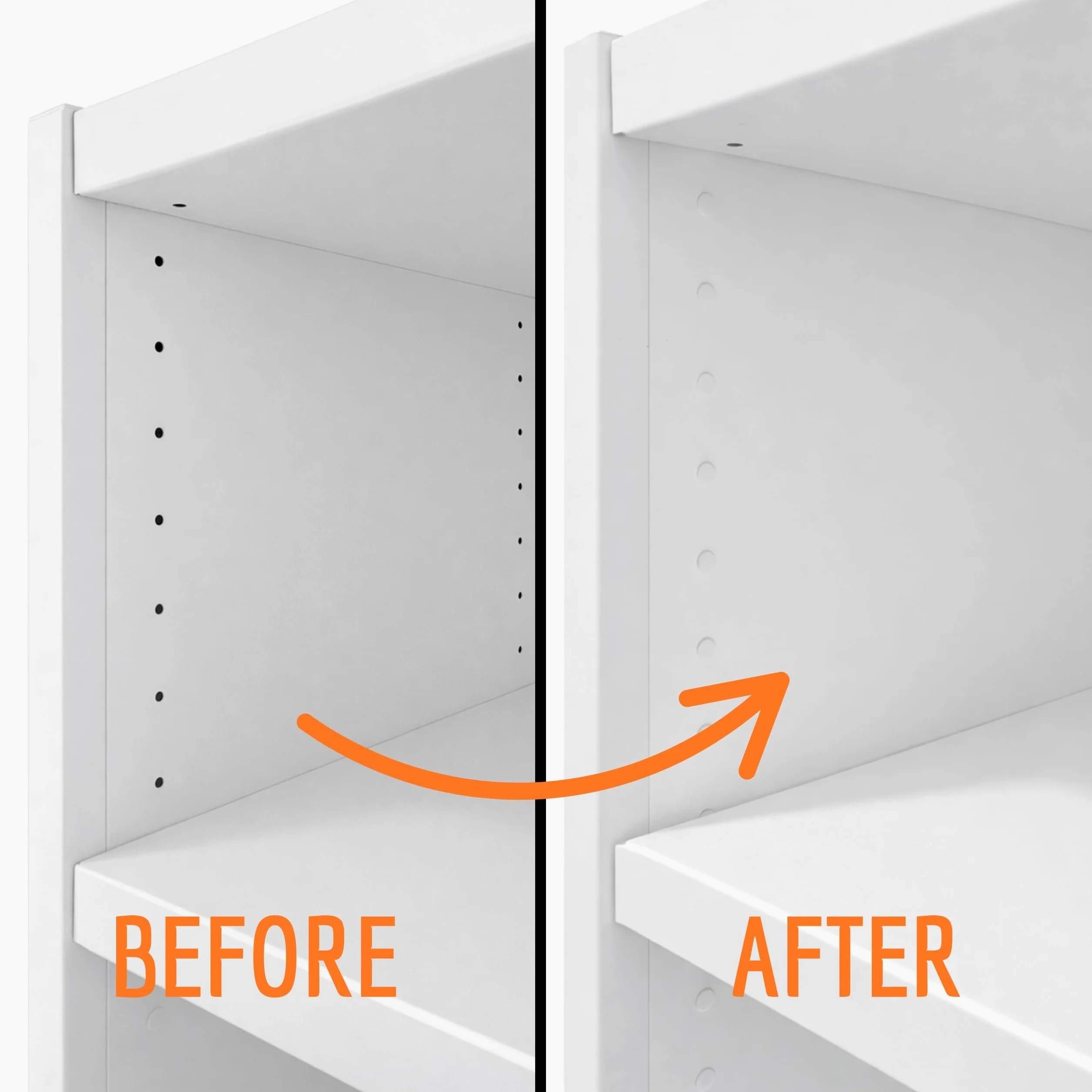 Sintrix Fab Zestaw Zaślepek Biały Ø 3,4 mm do IKEA Platsa KLEPPSTAD Billy 220 sztuk