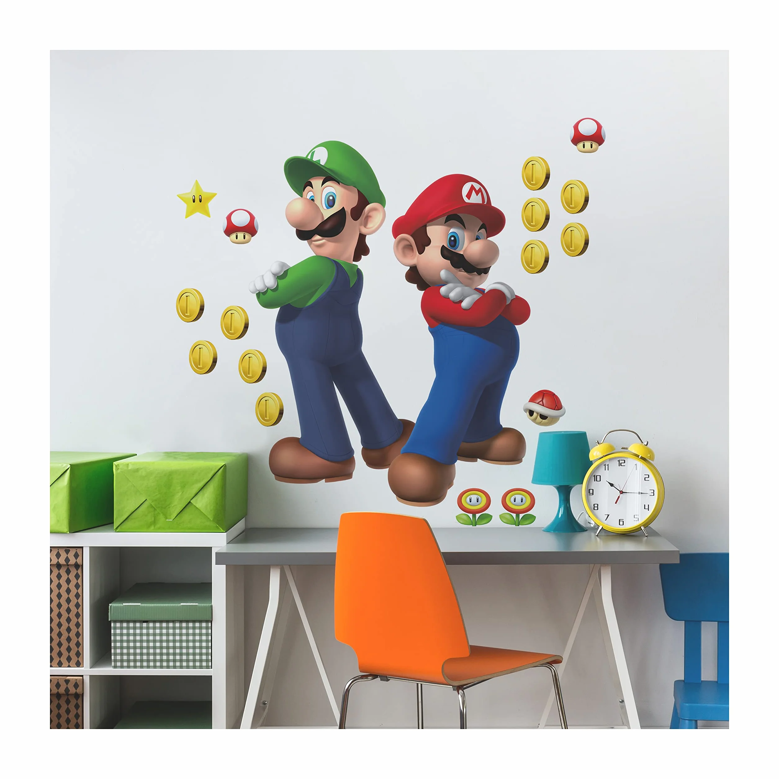 Naklejka Super Mario Bros. Luigi repozycjonowalna