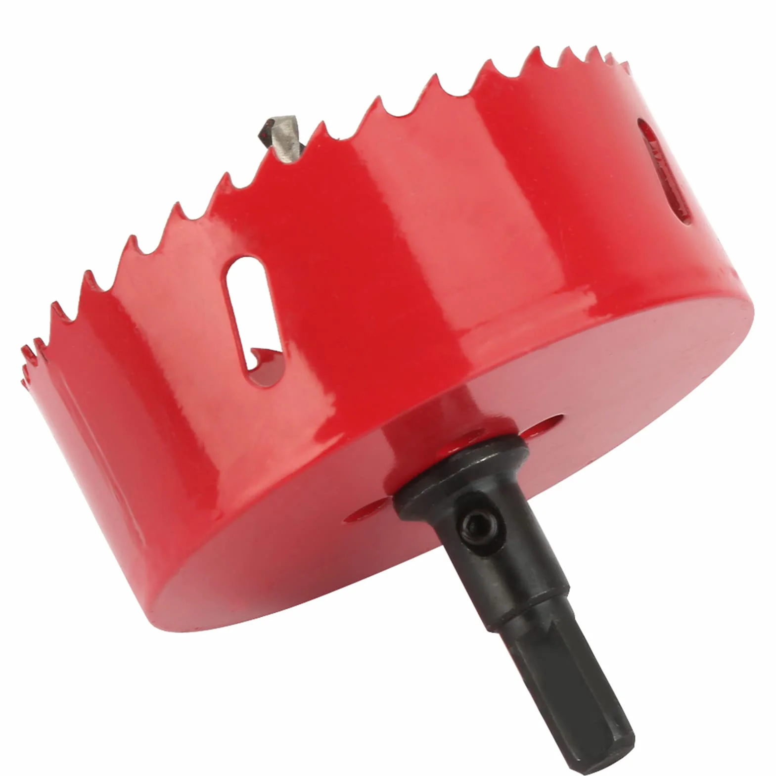 Otwornica do metalu 90 mm z wiertłem centrującym do płyt gipsowo-kartonowych, aluminium