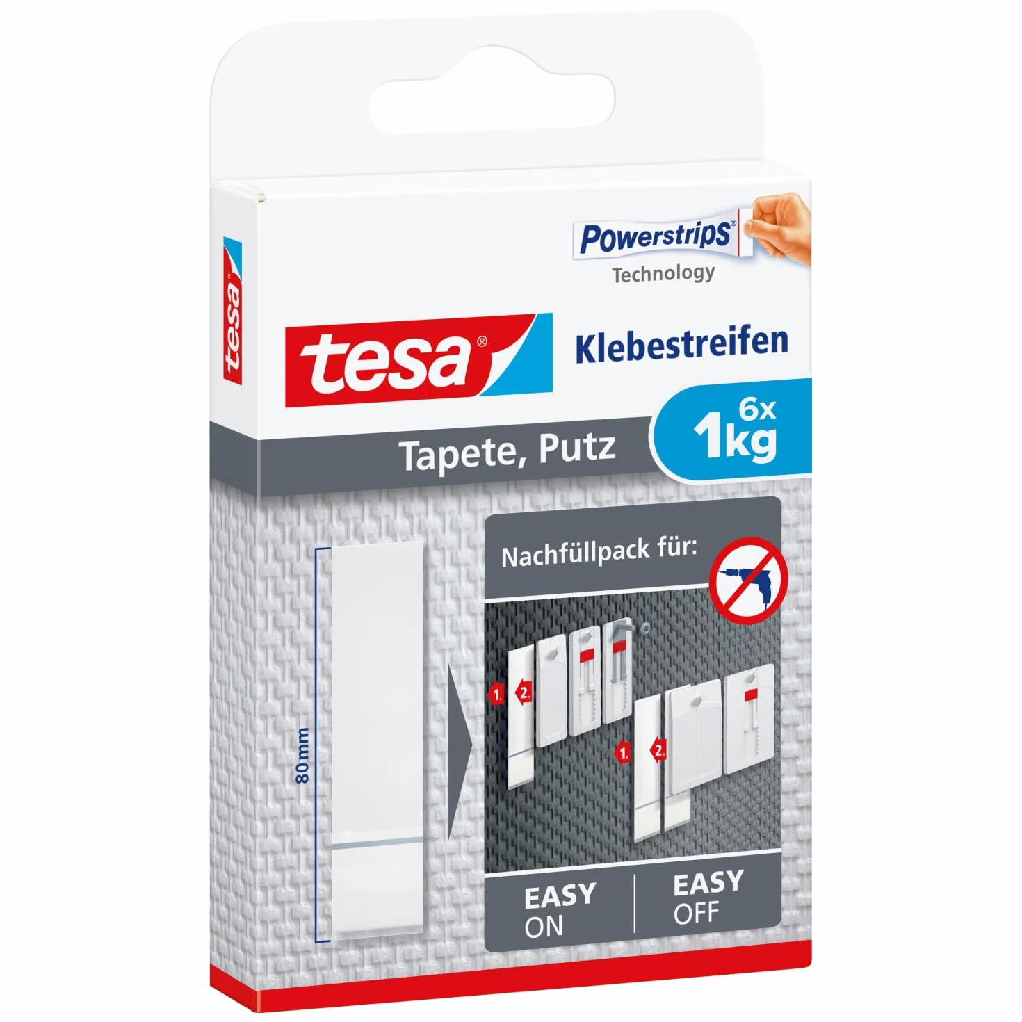 Tesa 77771-00000-00 Taśma Klejąca Biały 6 x 1 kg
