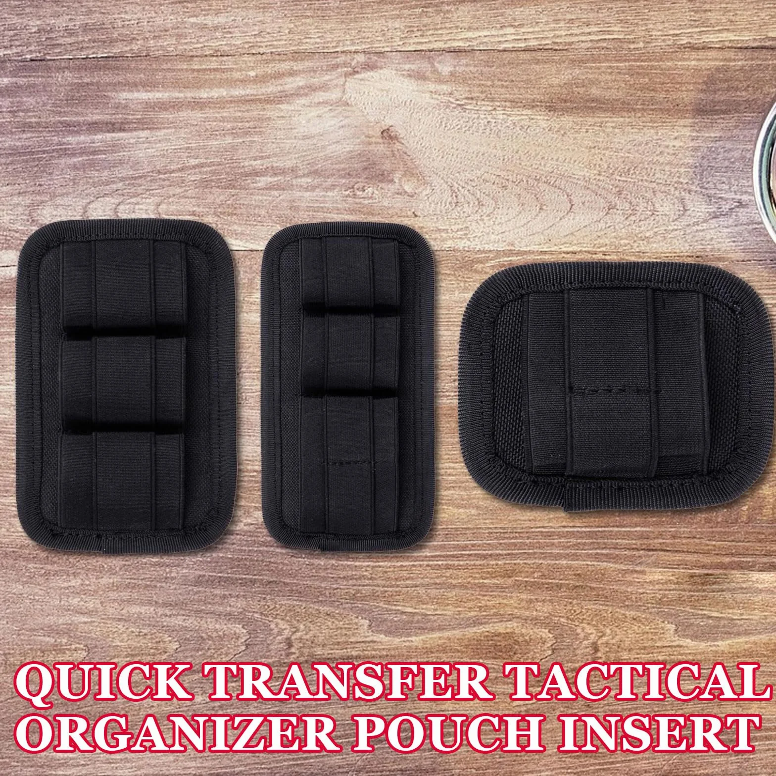 Zestaw 3-częściowy łatek EDC do plecaka, kamizelki taktycznej, torby EDC