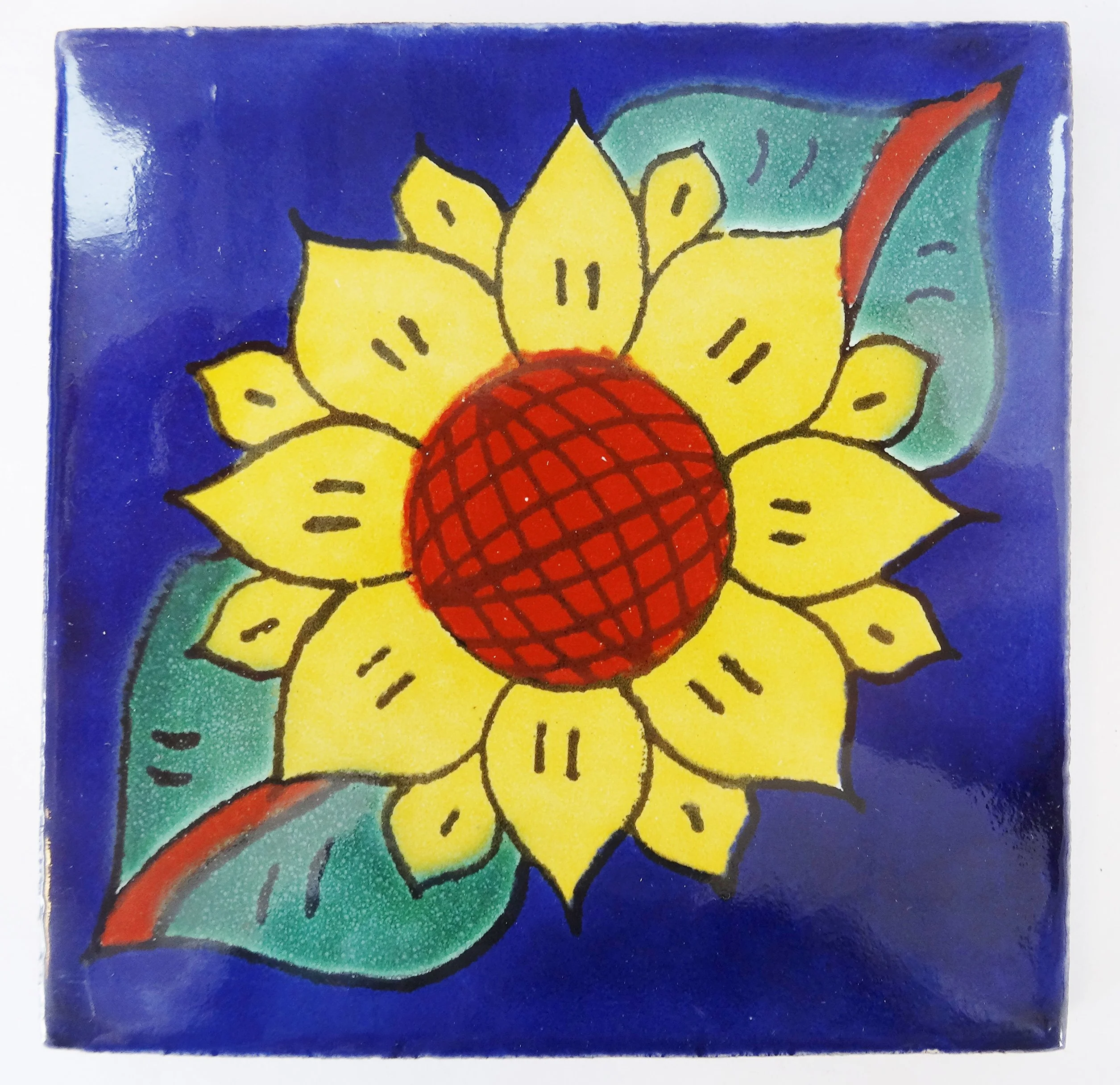 Mexikanischen handgemachten Talavera, 10.5cm Fliesen - Einzelfliese