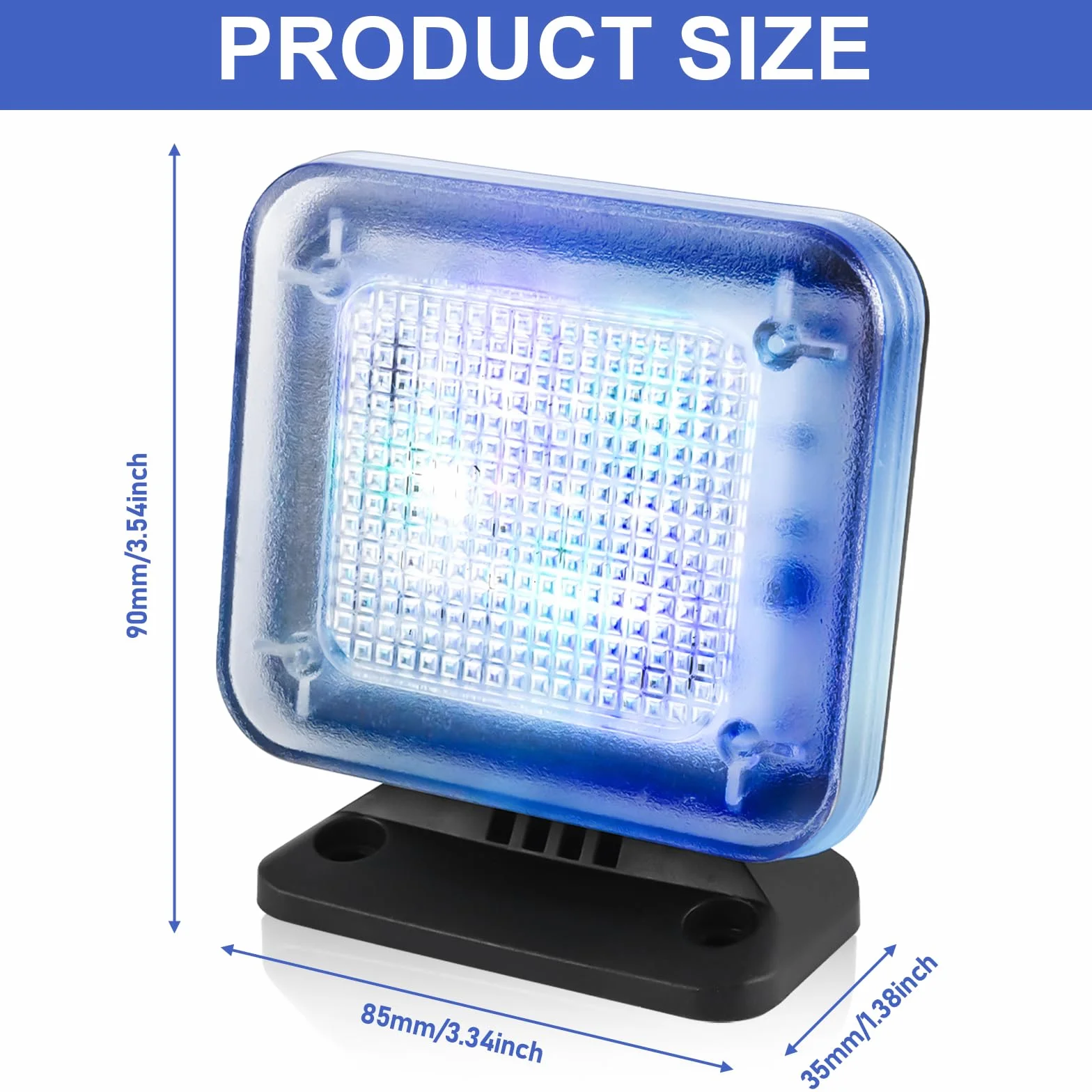 Symulator TV z 12 diodami LED, 3 programy, programator czasowy, energooszczędny, z adapterem sieciowym
