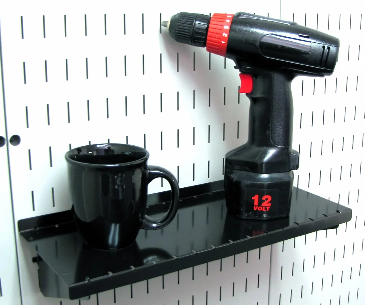 Wall Control ASM-SH-1606 B głęboka półka na deskę rozdzielczą 15 cm czarna