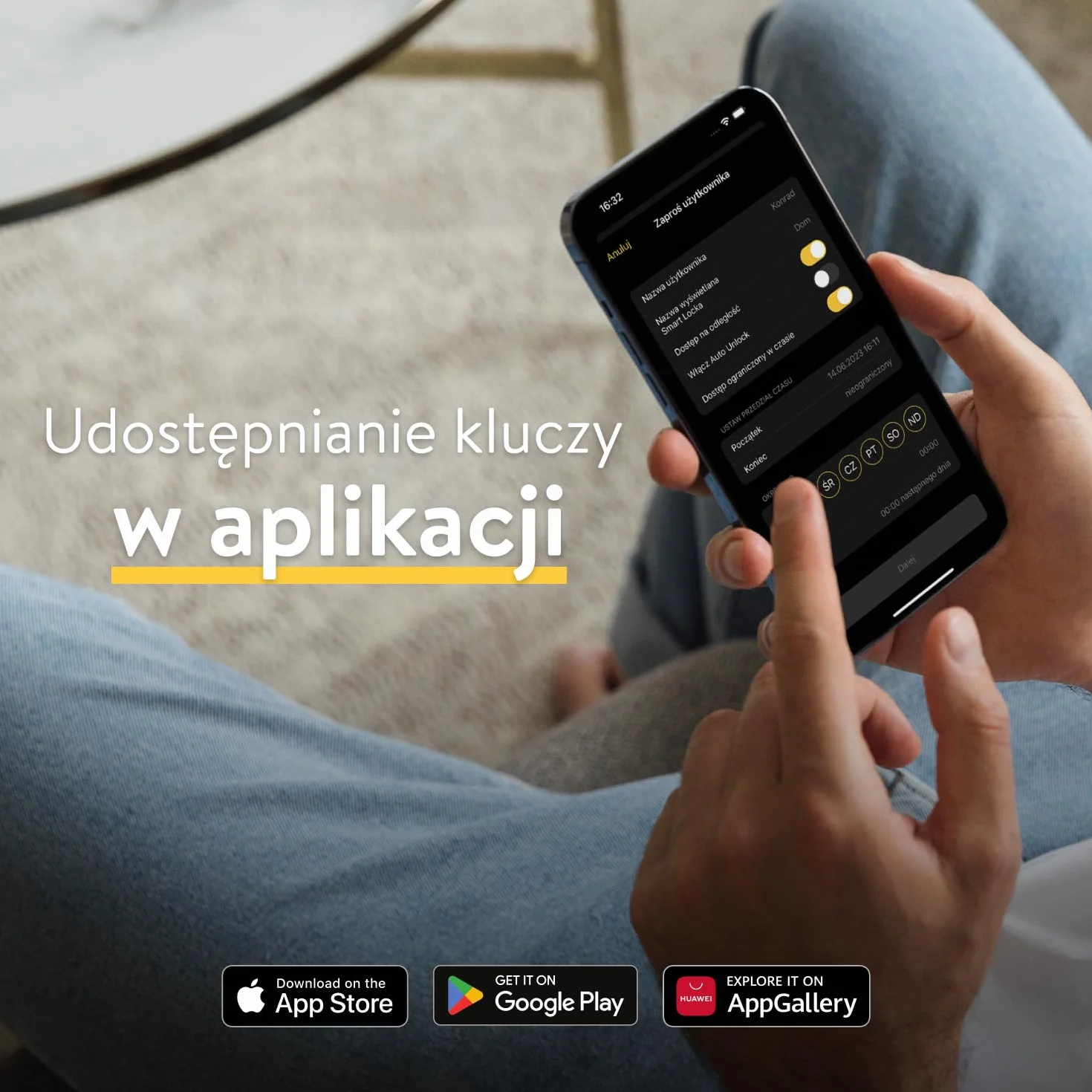 Nuki Smart Lock Pro (4. generacji), inteligentny zamek Wi-Fi z Matter, biały