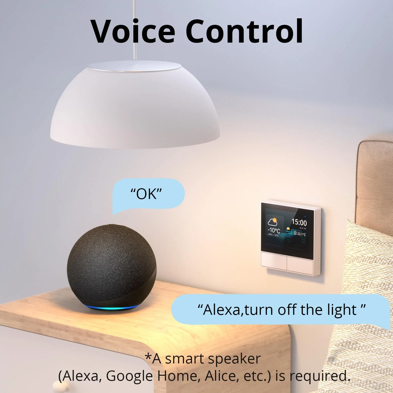 SONOFF NSPanel Smart Scene Przełącznik Ścienny Wi-Fi 2-Drożny Panel Sterowania Temperaturą i Wilgotnością Alexa
