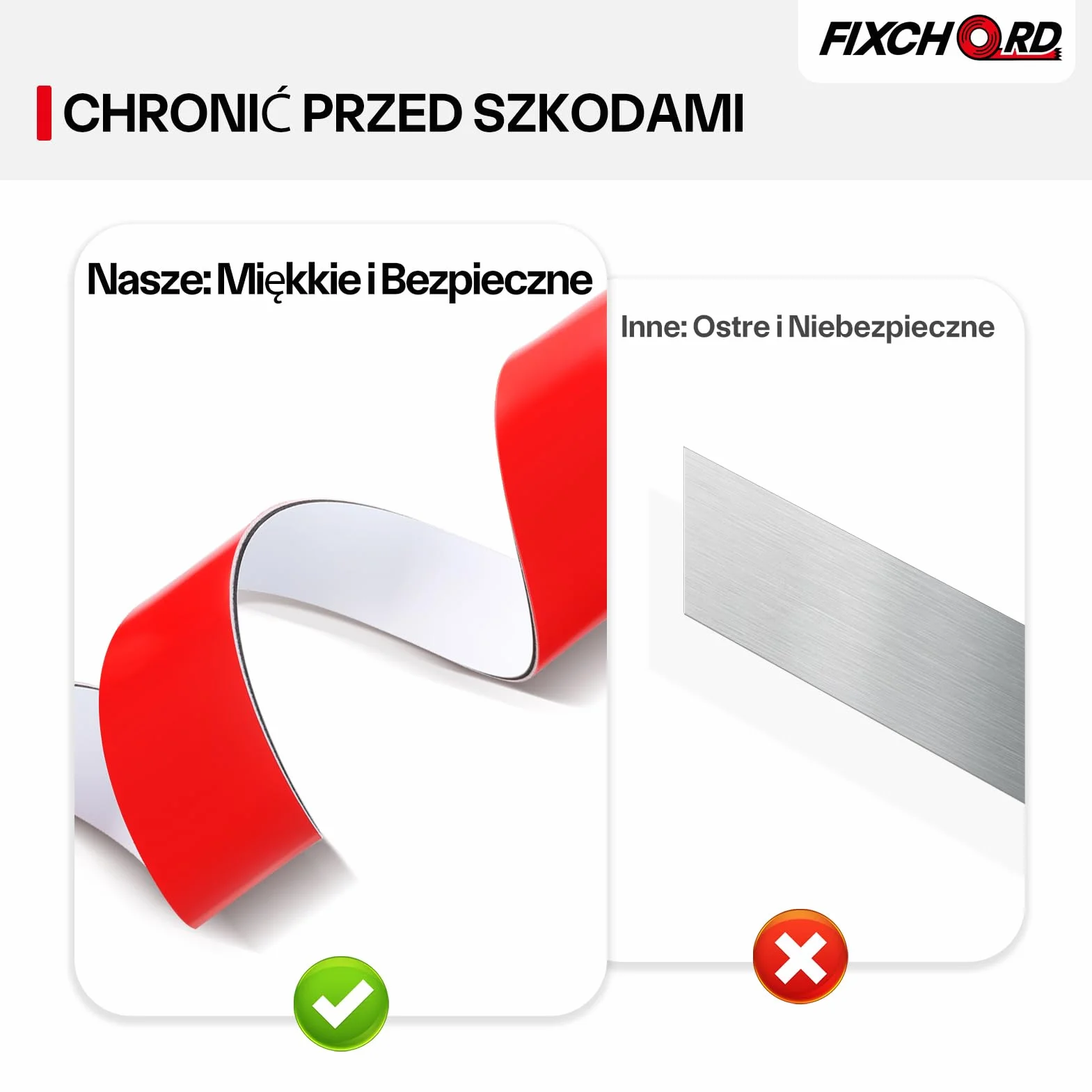 Taśma Metalowa Samoprzylepna 6m x 35mm do Ton i Magnesów