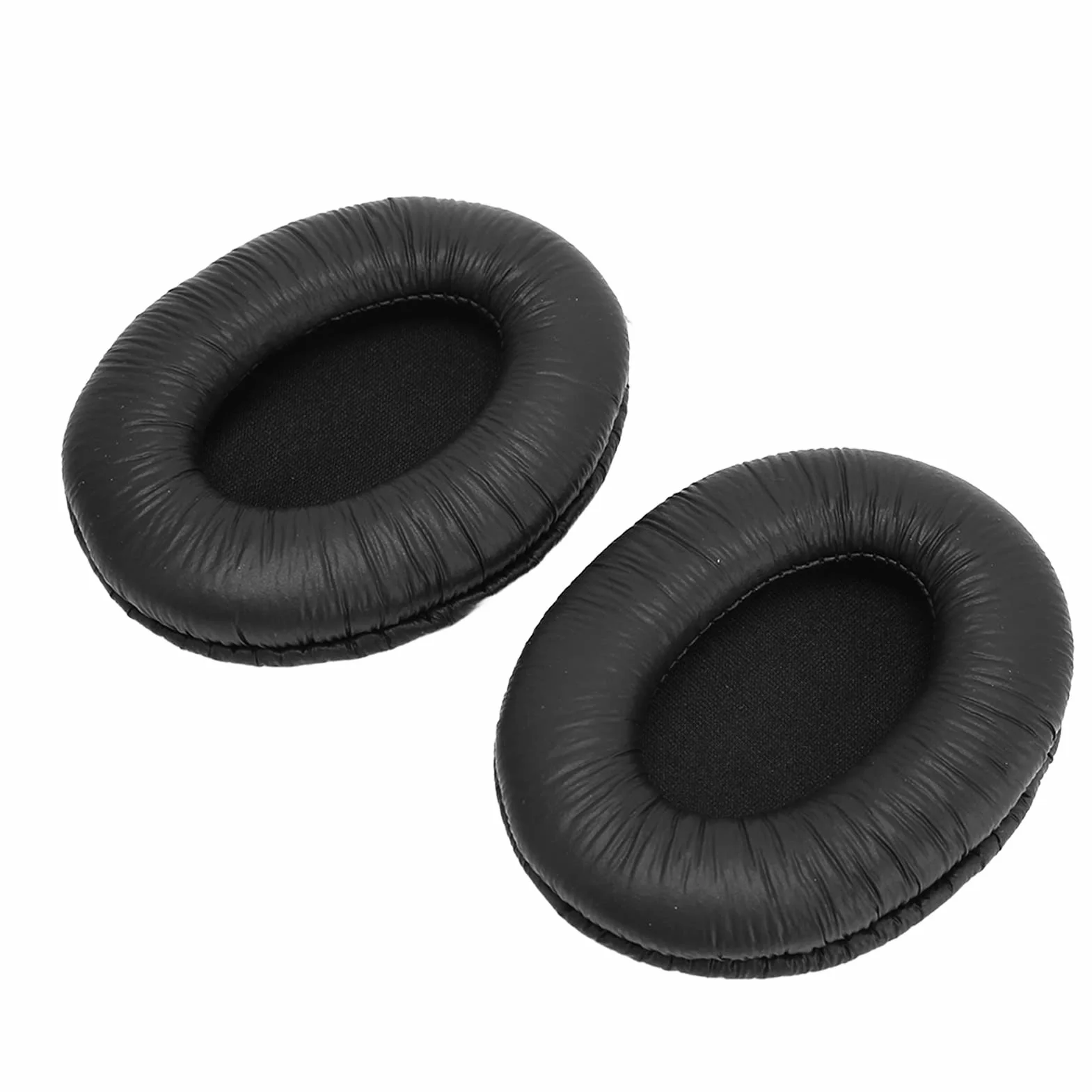 Vikye 2PCS Zastępcze Podkładki Douszne dla MDR NC60 MDR D333 DR BT50, Zestaw Słuchawkowy z miękką skórzaną białką Poduszki Earpad, Hałas - Izolowanie Pianki Pamięci