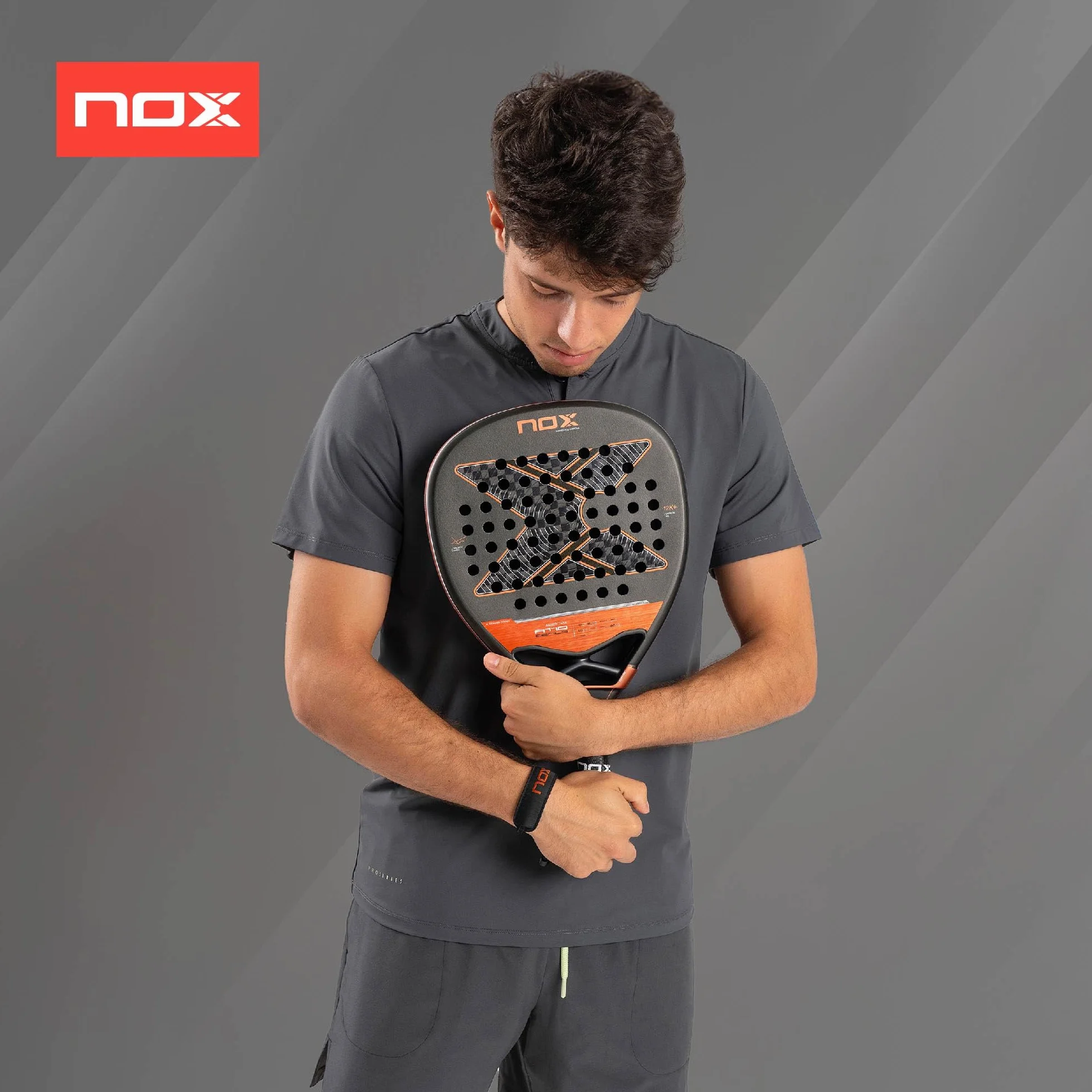 Nox At10 Genius Attack 12k by Agustin Tapia Padel Racket 360-375 gr
