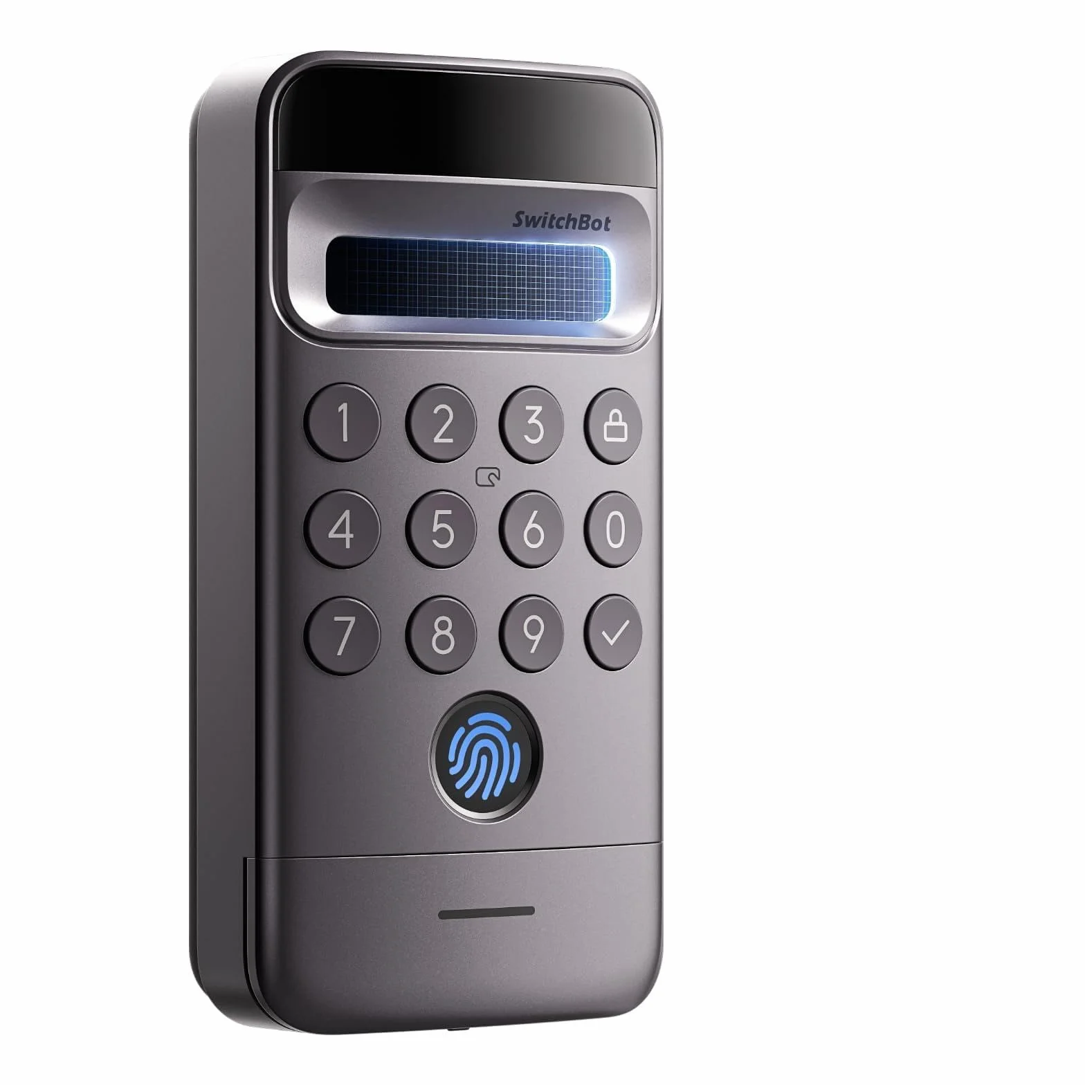SwitchBot Keypad Vision Pro inteligentna blokada z rozpoznawaniem twarzy 3D odciskiem palca