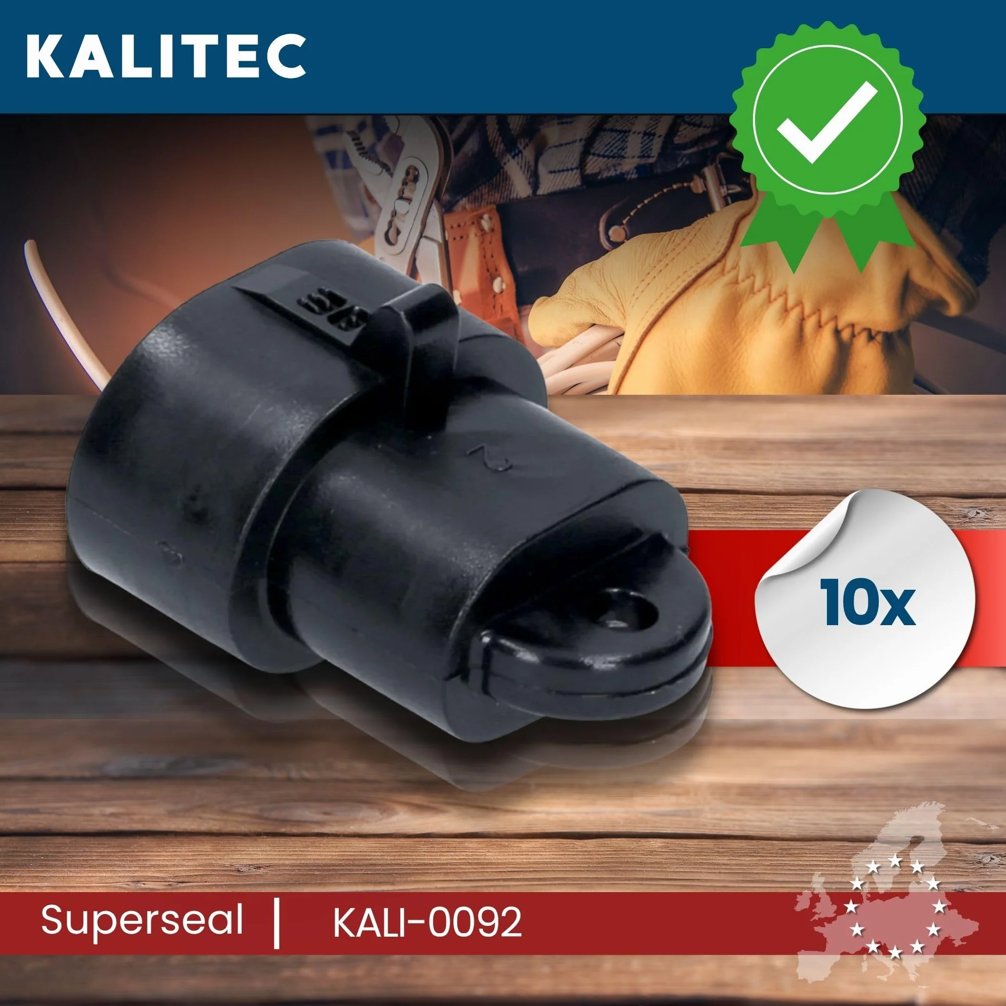 KALI-0092 Superseal wodoszczelna zaślepka 2-biegunowa z zamkniętą komorą