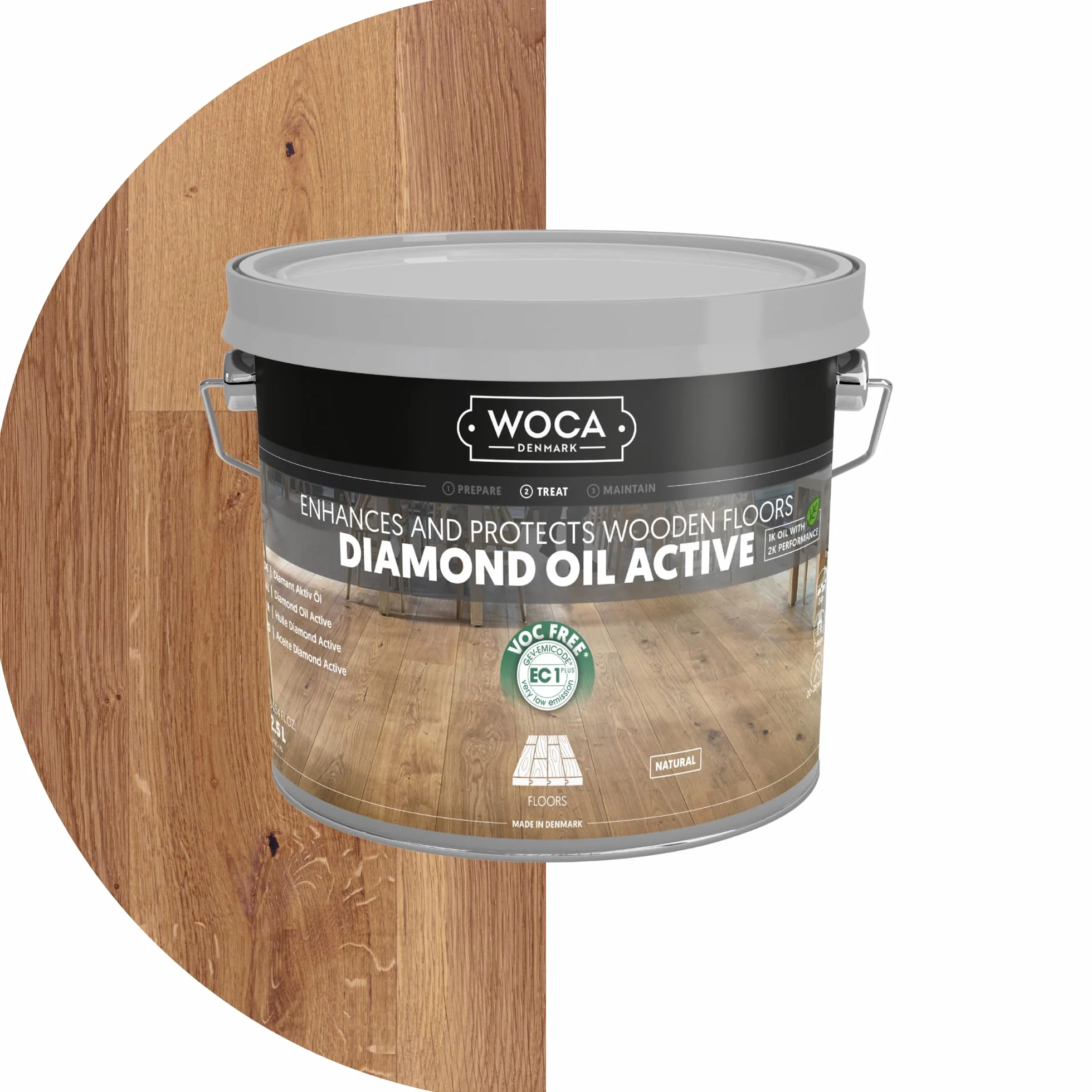 WOCA Diamond olejek aktywny naturalny 2,5 litra