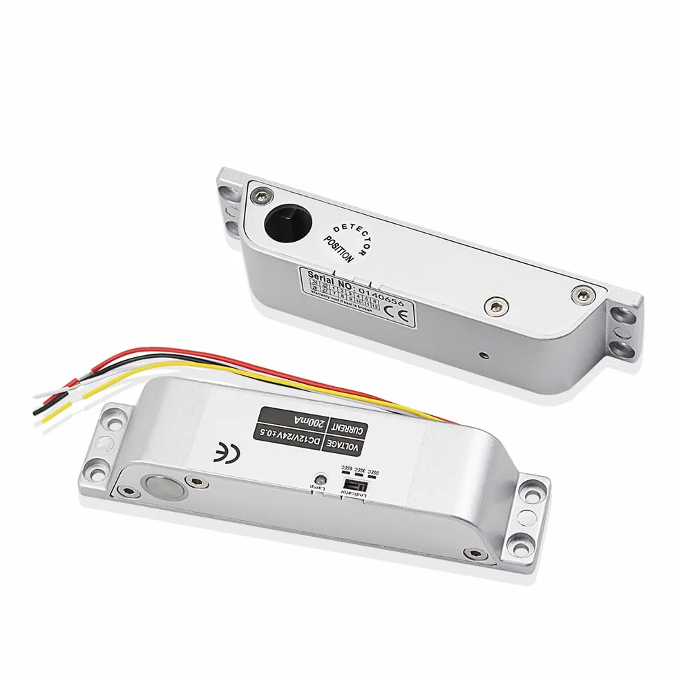 LIBO Elektryczny zamek śrubowy DC 12 V Fail Safe NC