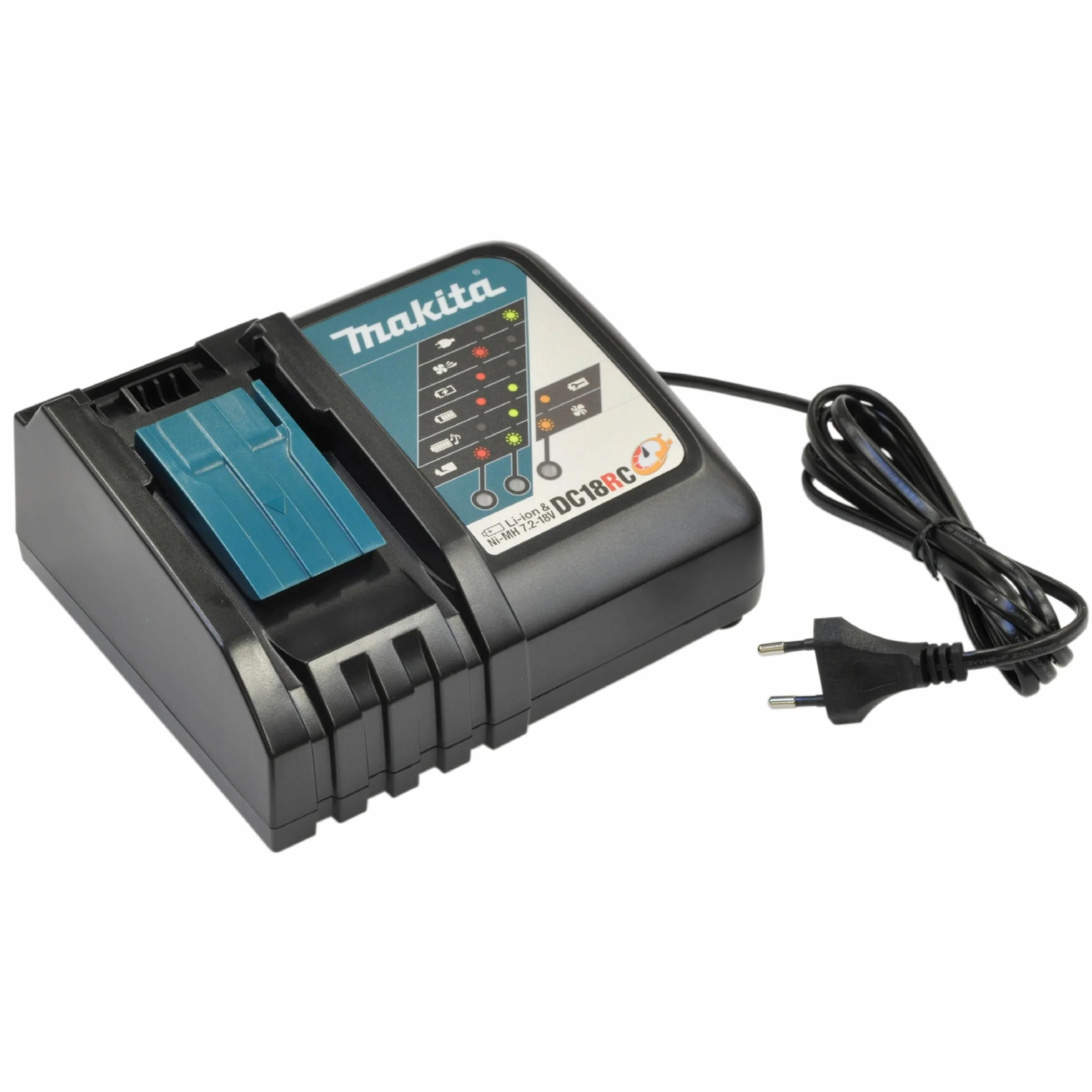 Makita DC18RC Ładowarka Akumulatora 240 V 14,4 V 18 V Czarny
