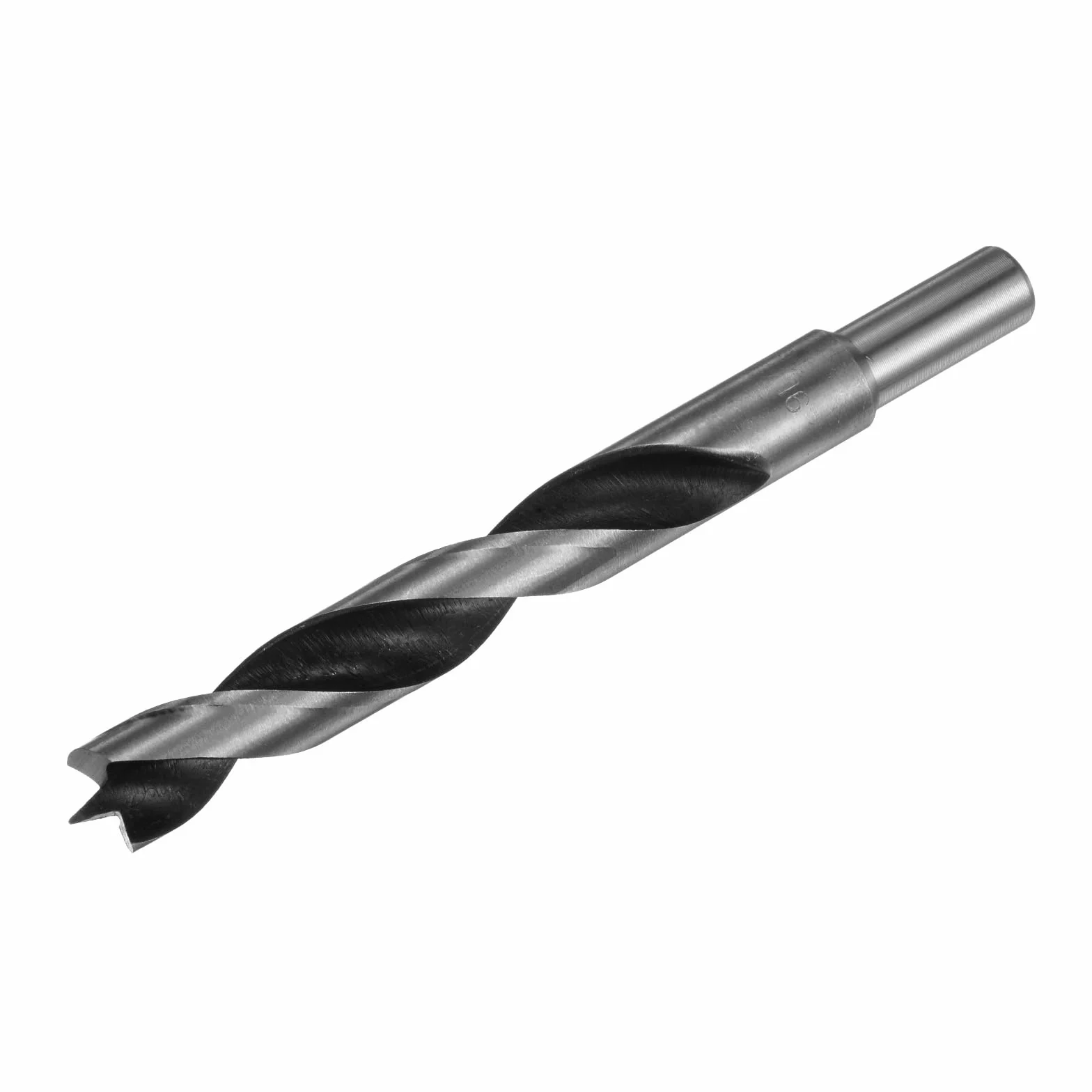 QUARKZMAN Brad Point wiertło 16 mm (40/64") średnica prostej okrągłej cholewki 4,3" głębokość wiercenia spiralne do obróbki drewna