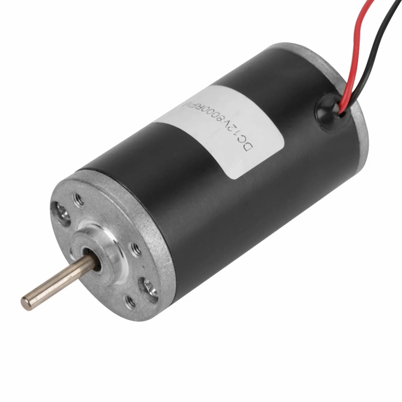 Magnes stały silnik DC, 6 V / 12 V / 24 V 21 W duża prędkość -CW/CCW magnes stały DC silnik szczotki węglowej do generatora DIY (12 V 8000 obr./min)