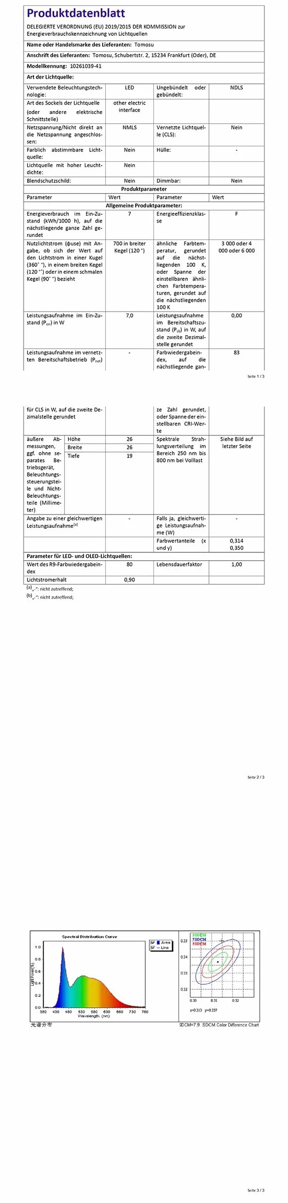 Tomosu Bardzo płaski wpuszczany reflektor LED 7W 700lm IP44 zimna biel 6000K otwór Φ95-105mm AC220-240V zestaw 2