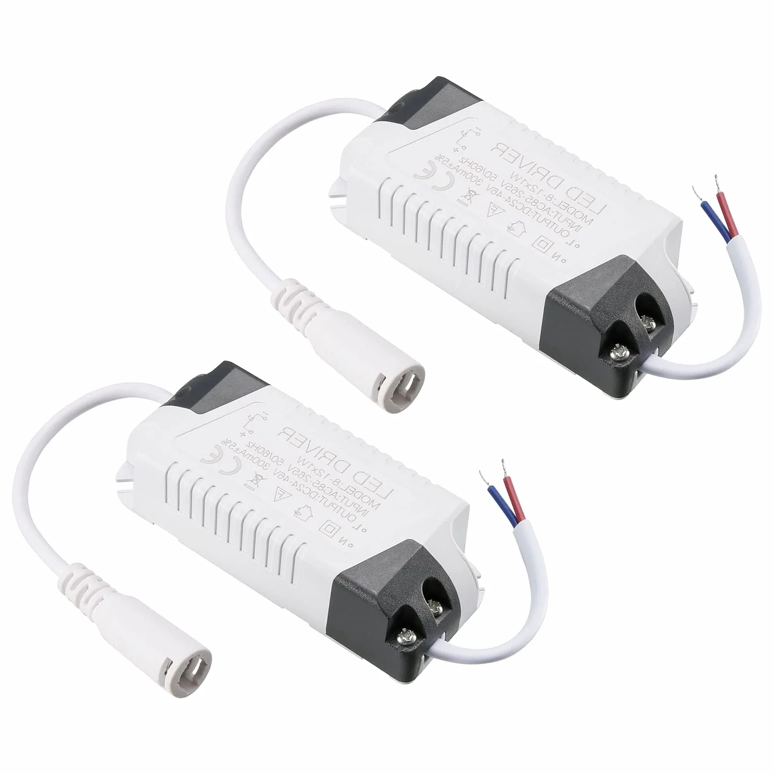 QUARKZMAN LED Driver 8-12W 300mA Carbon Steel Power Transformator stały prąd