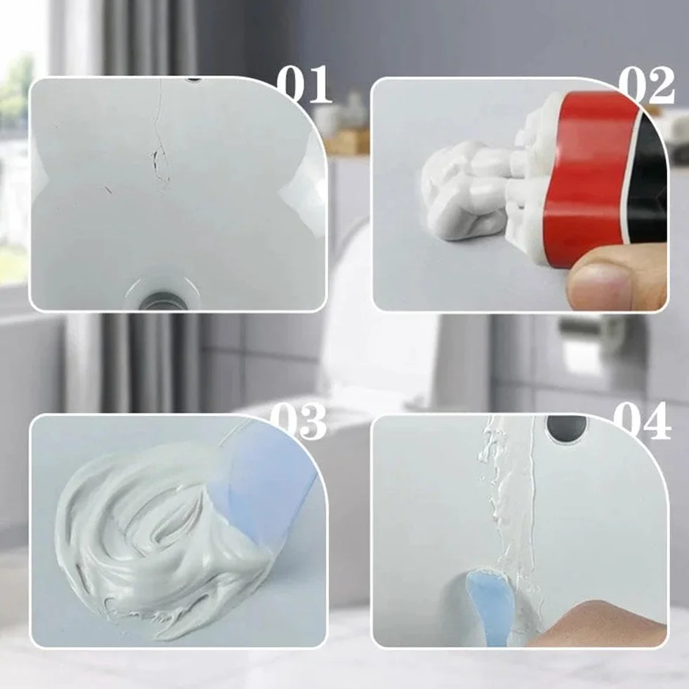 Zestaw do naprawy płytek ceramicznych marmur pęknięcia łazienka