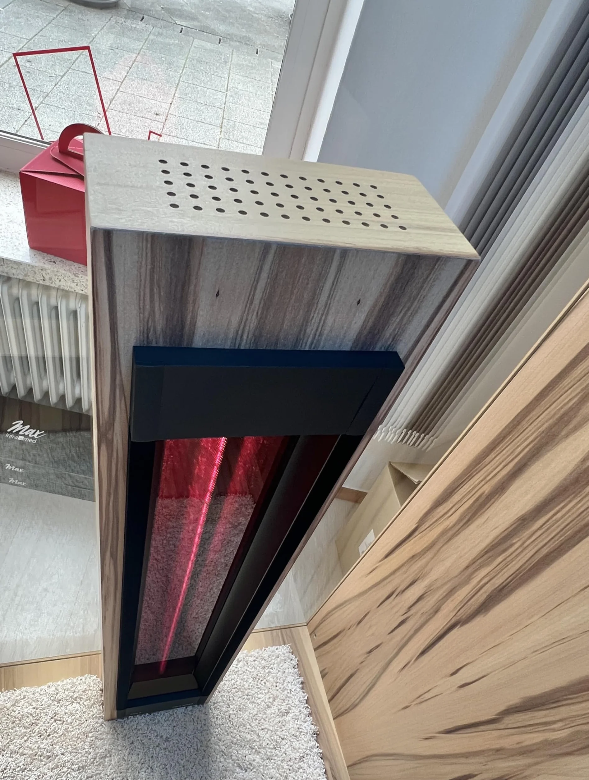 Promiennik podczerwieni 750 W B-Ware do sauny na podczerwień pełne spektrum reflektor przedni