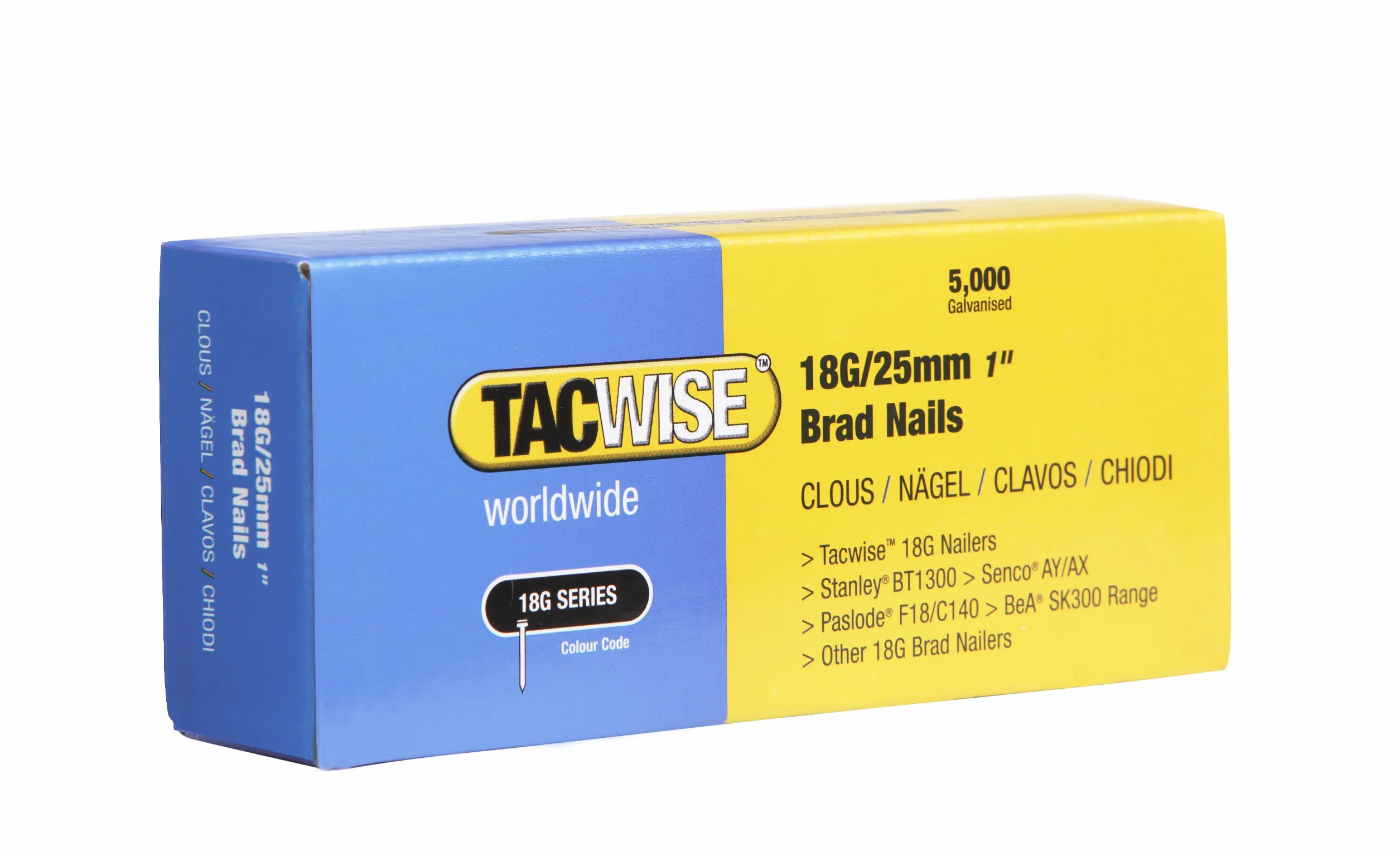 Tacwise Brad Nails 396 Gwoździe 5000 szt.