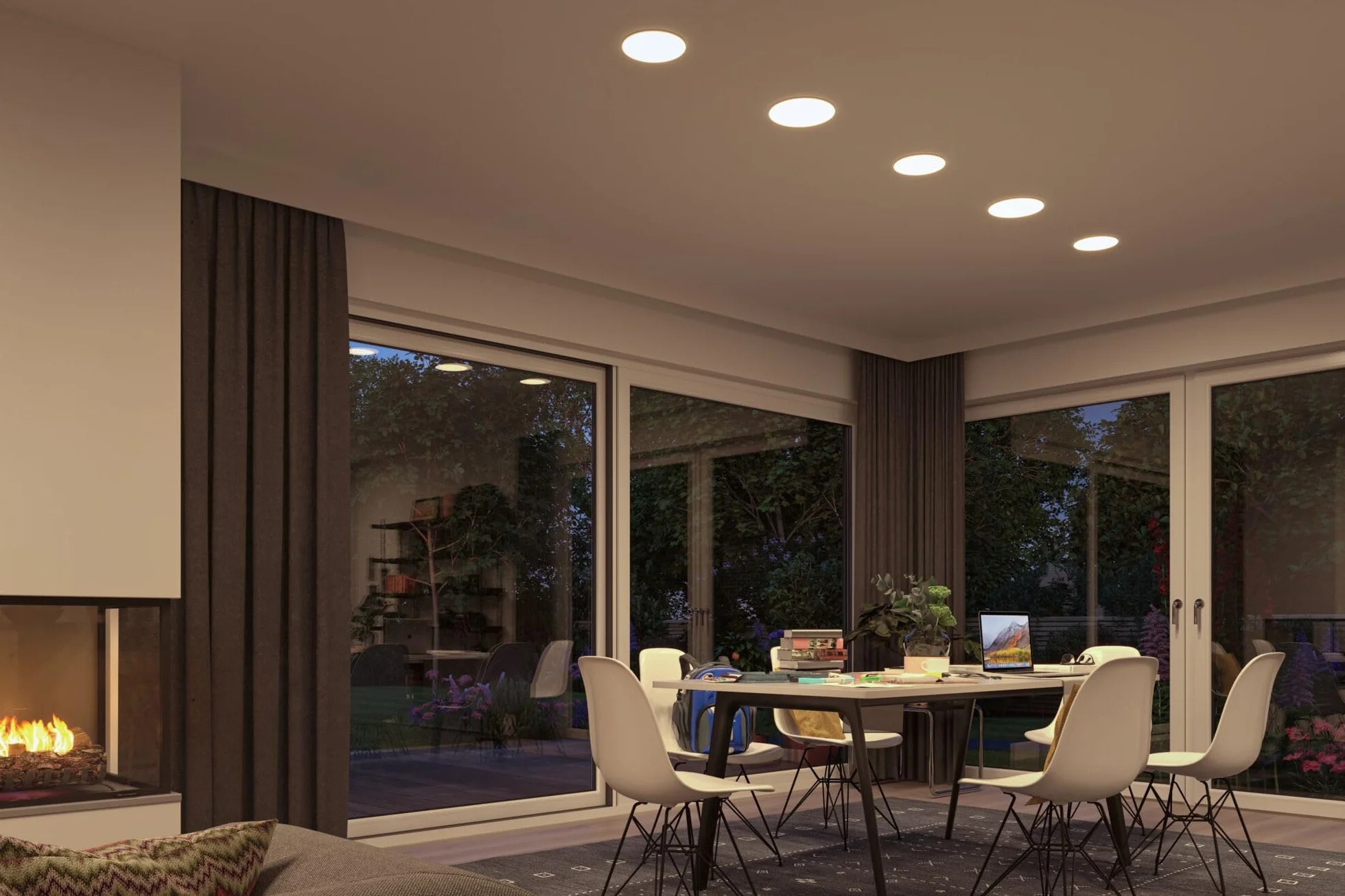Paulmann Veluna VariFit panel LED oprawa do zabudowy IP44 neutralnie biały 75mm 4.5W satynowa tworzywo sztuczne 4000K