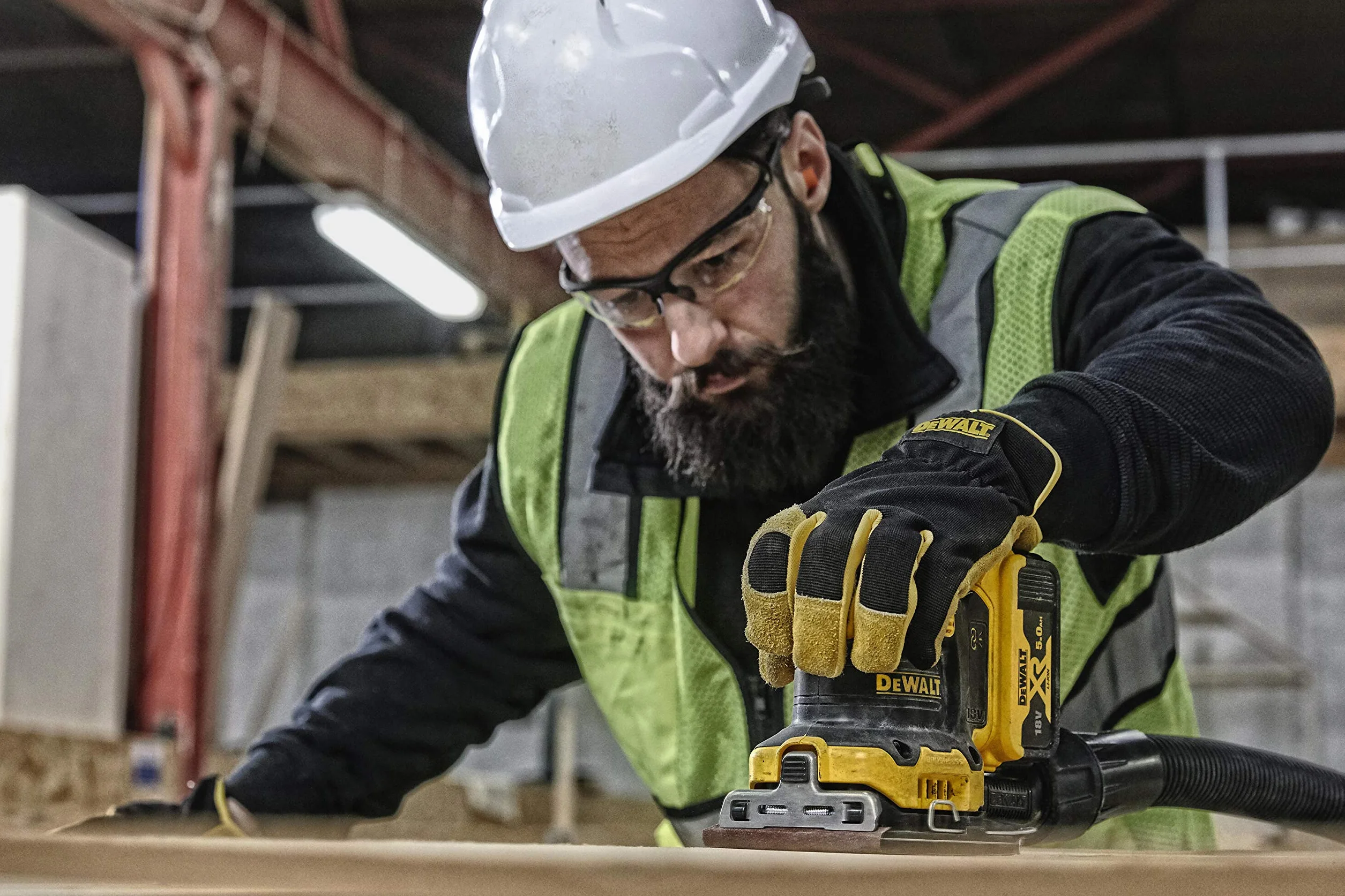 DEWALT Lijarka orbitalna bezszczotkowa XR 18V 1/4