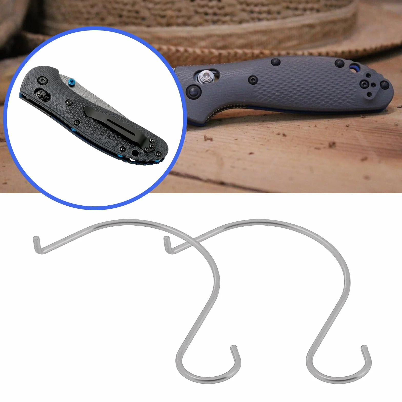 Sprężyny Omega do zamka osi kompatybilne z Benchmade Griptilian Mini 940 535 555 556 557 707 533 4 pary