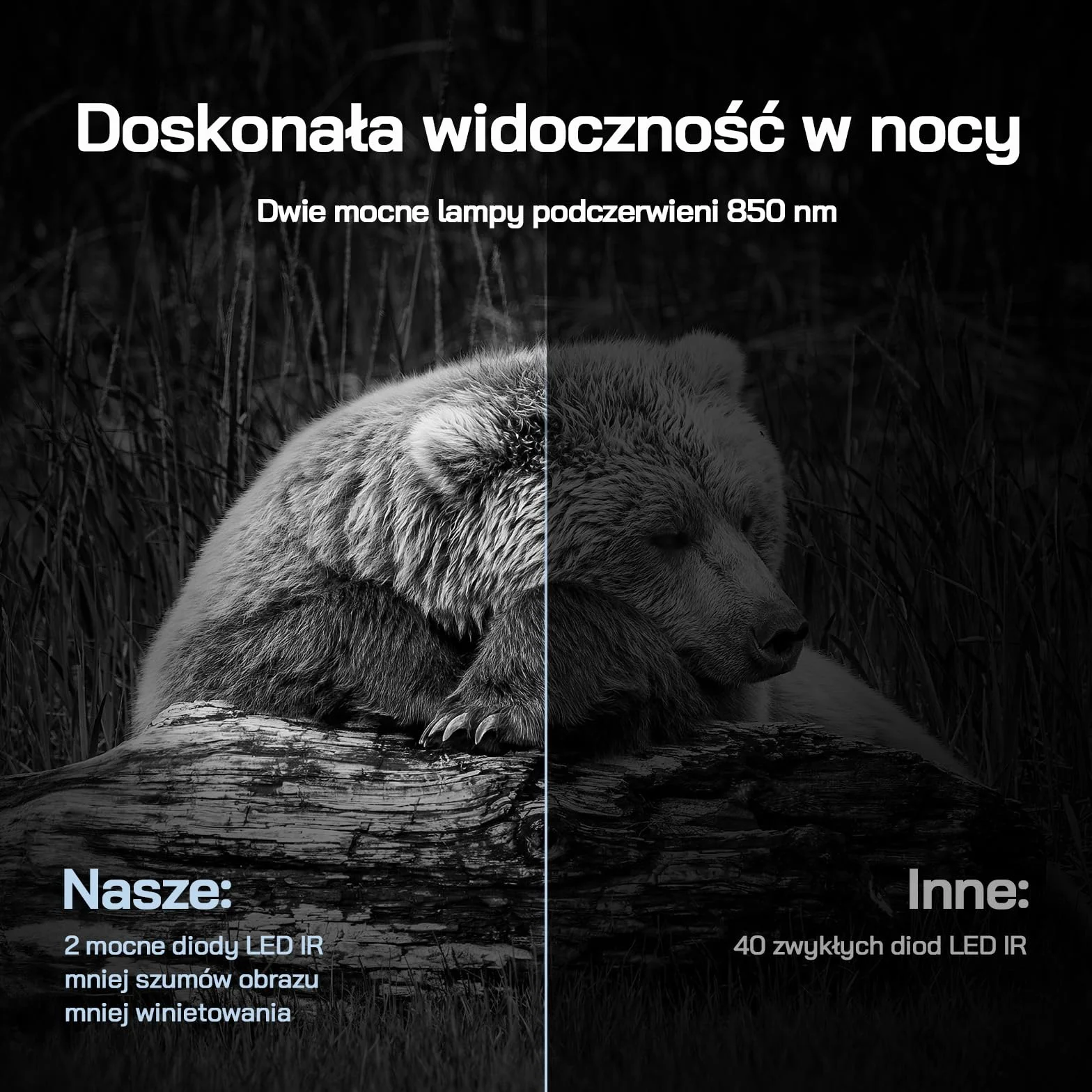 WOLFANG Solarna kamera do dzikiej przyrody, 4K, 46 MP, WiFi Bluetooth z noktowizorem, aktywowana ruchem, czas wyzwalania 0,1 s, wodoodporna kamera IP66, do monitorowania dzikiej przyrody, z kartą