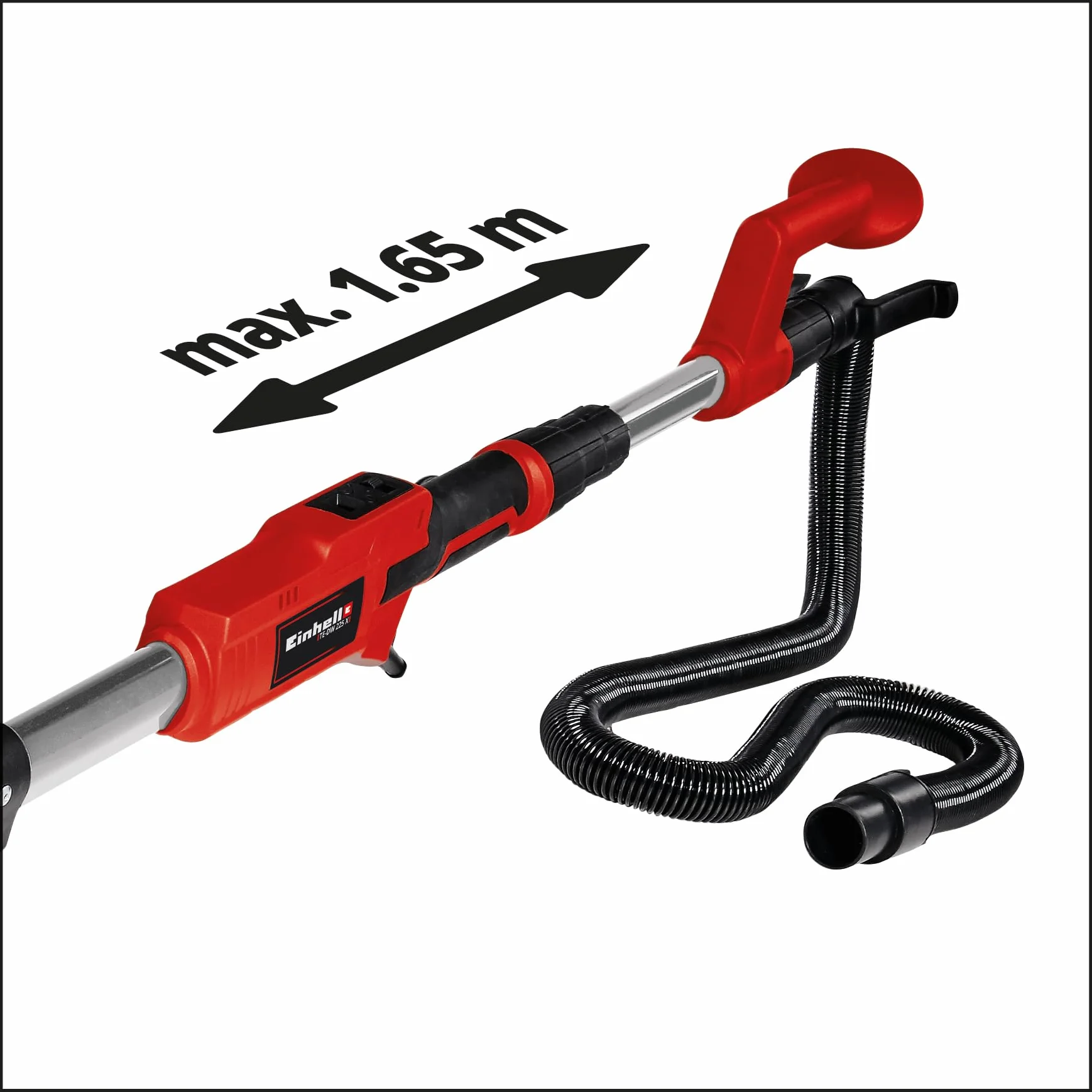 Einhell TE-DW 225 X szlifierka do suchej zabudowy 750 W wymienny talerz szlifierski uchwyt teleskopowy 165 cm