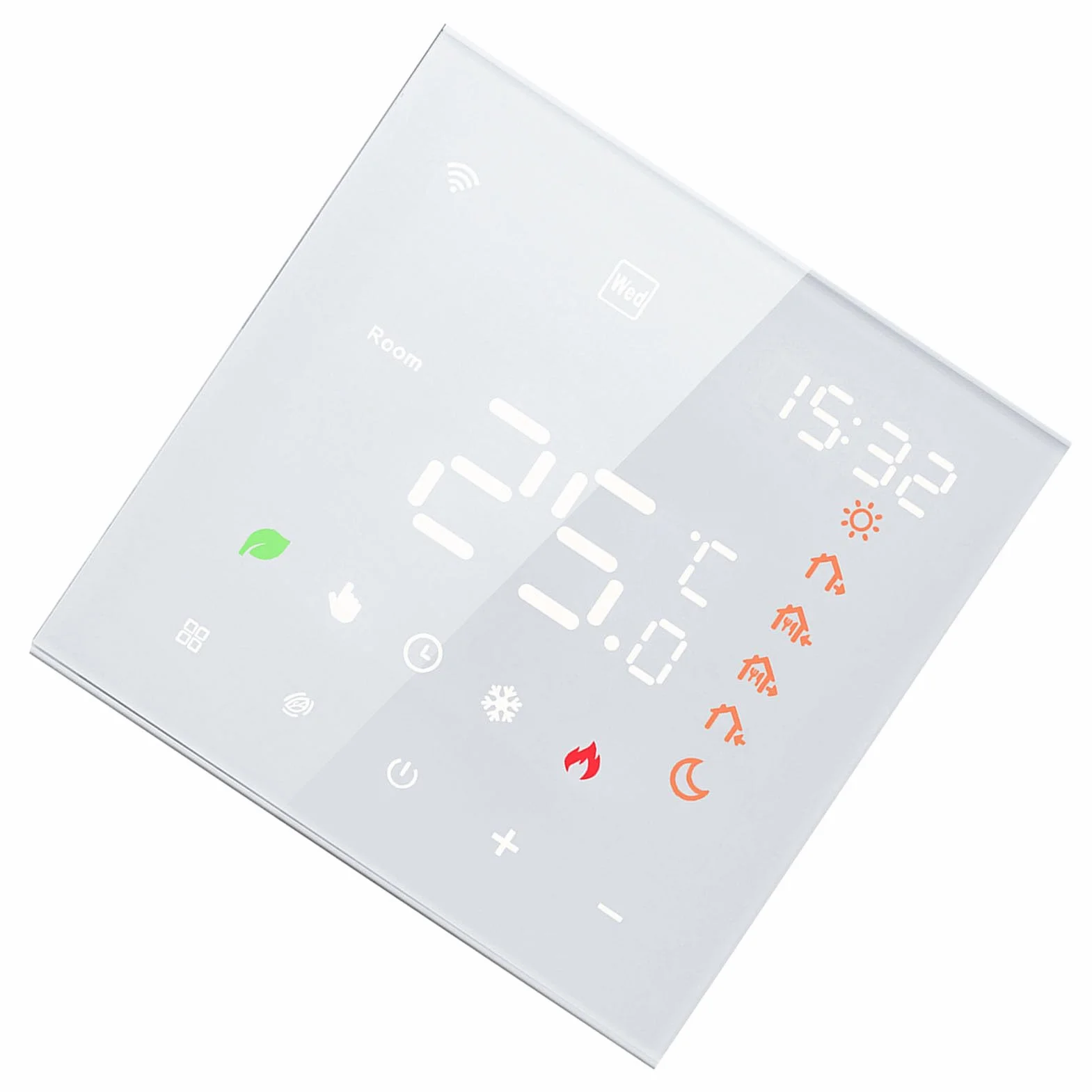 Kavolet Tuya Smart termostat Wi-Fi, 16 A, cyfrowy programowalny wyświetlacz LCD, ekran dotykowy regulator temperatury