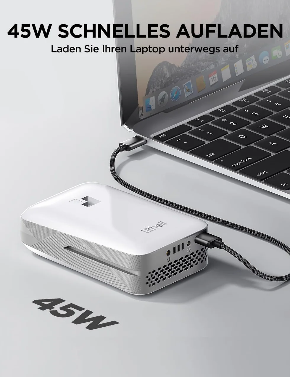 Litheli Akumulator litowo-jonowy 20 V, 2,0 Ah, z wyświetlaczem LED