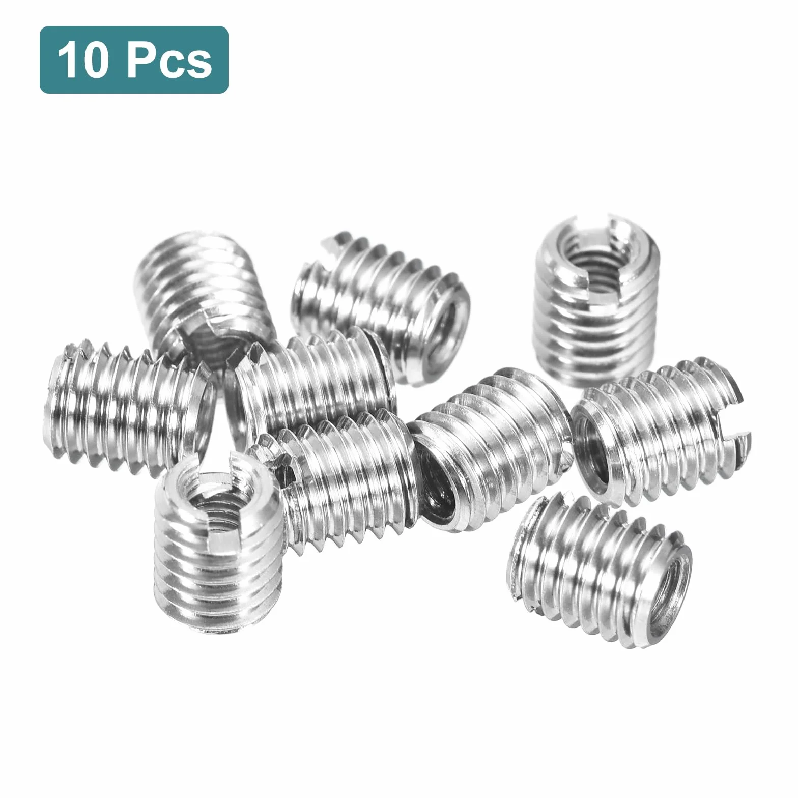 QUARKZMAN tuleje gwintowane M3-0,5x6 M5-0,8x6 stal szlachetna 303 10 szt.
