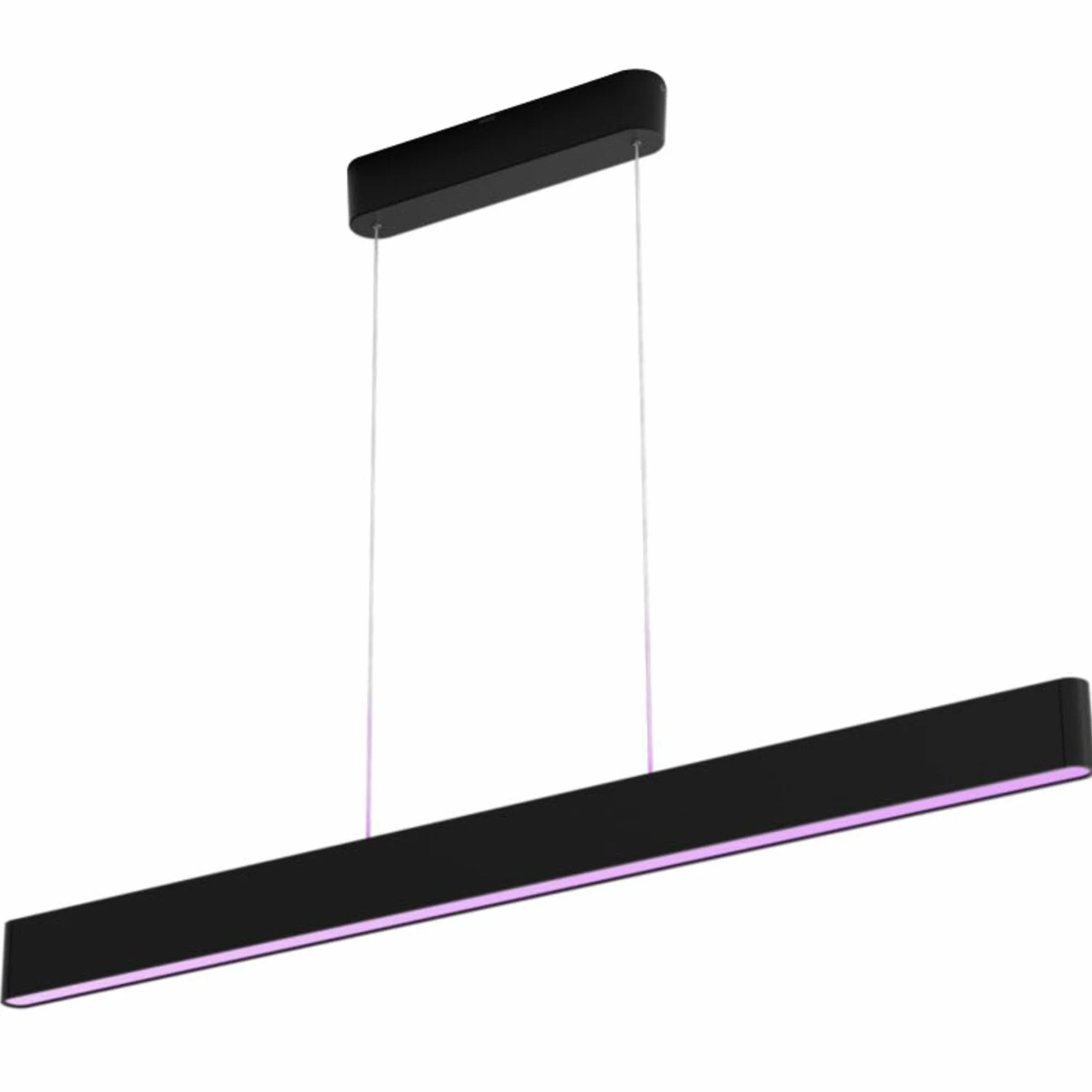 Philips Hue Ensis LED Lampa Wisząca White and Color Ambiance Czarna, Inteligentne Oświetlenie Smart LED z 16 mln Kolorów i Ściemnianiem