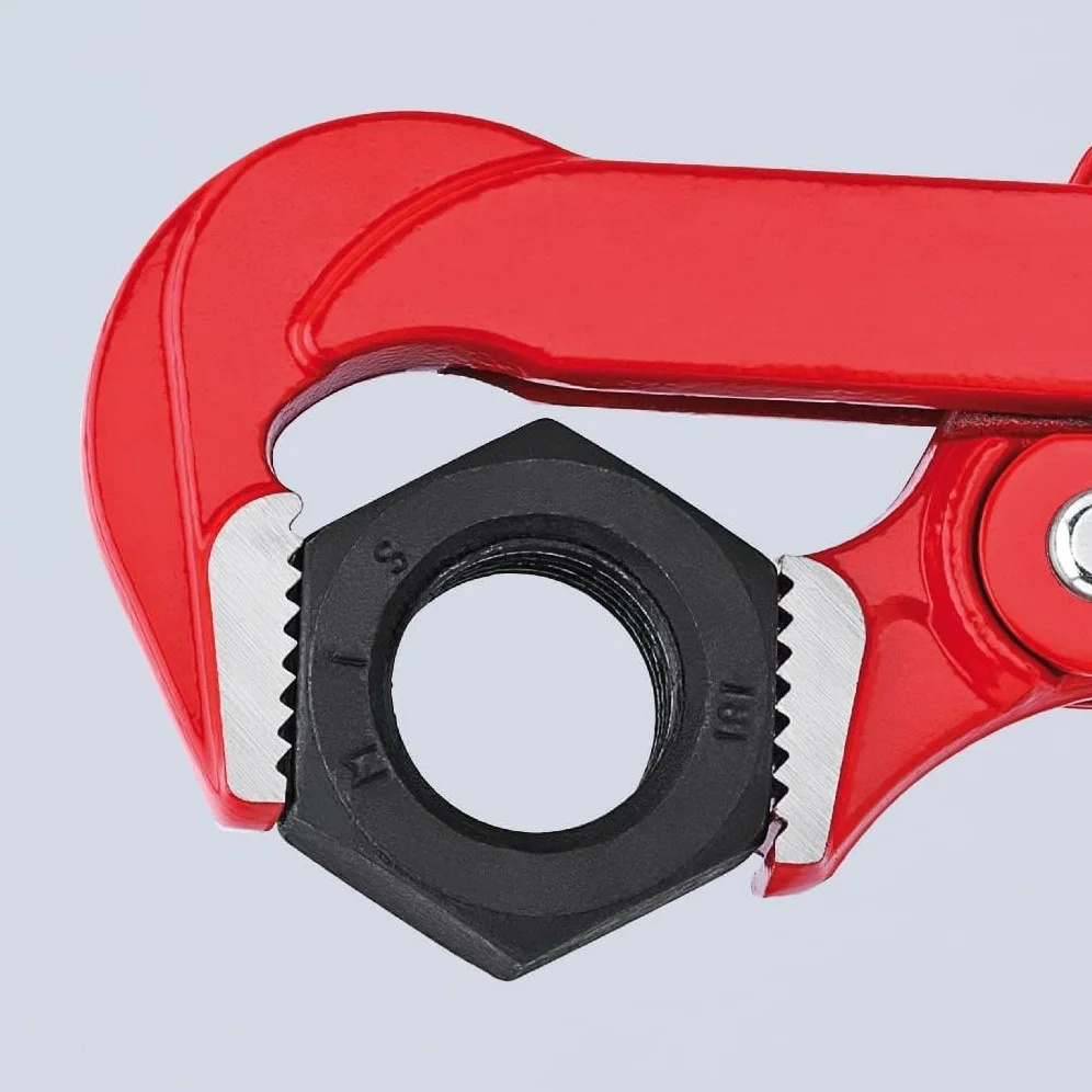 KNIPEX Klucz nastawny do rur 90° 310 mm malowane proszkowo czerwone