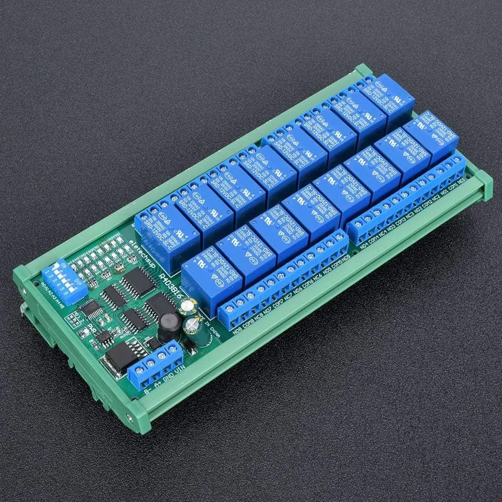 Zasilacz 16-kanałowy Modbus R4D3B16-R do szyny DIN