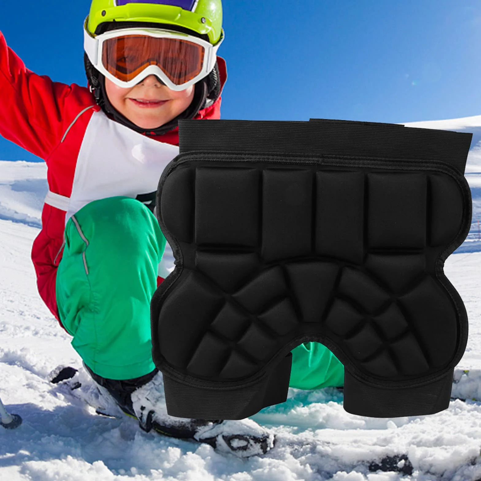 Dziecięce Ochraniacze na Biodra, Ochraniacze na Tyłki Ochronne Spodenki z wyściółką do Jazdy na Nartach Łyżwiarstwo Snowboarding Skateboarding