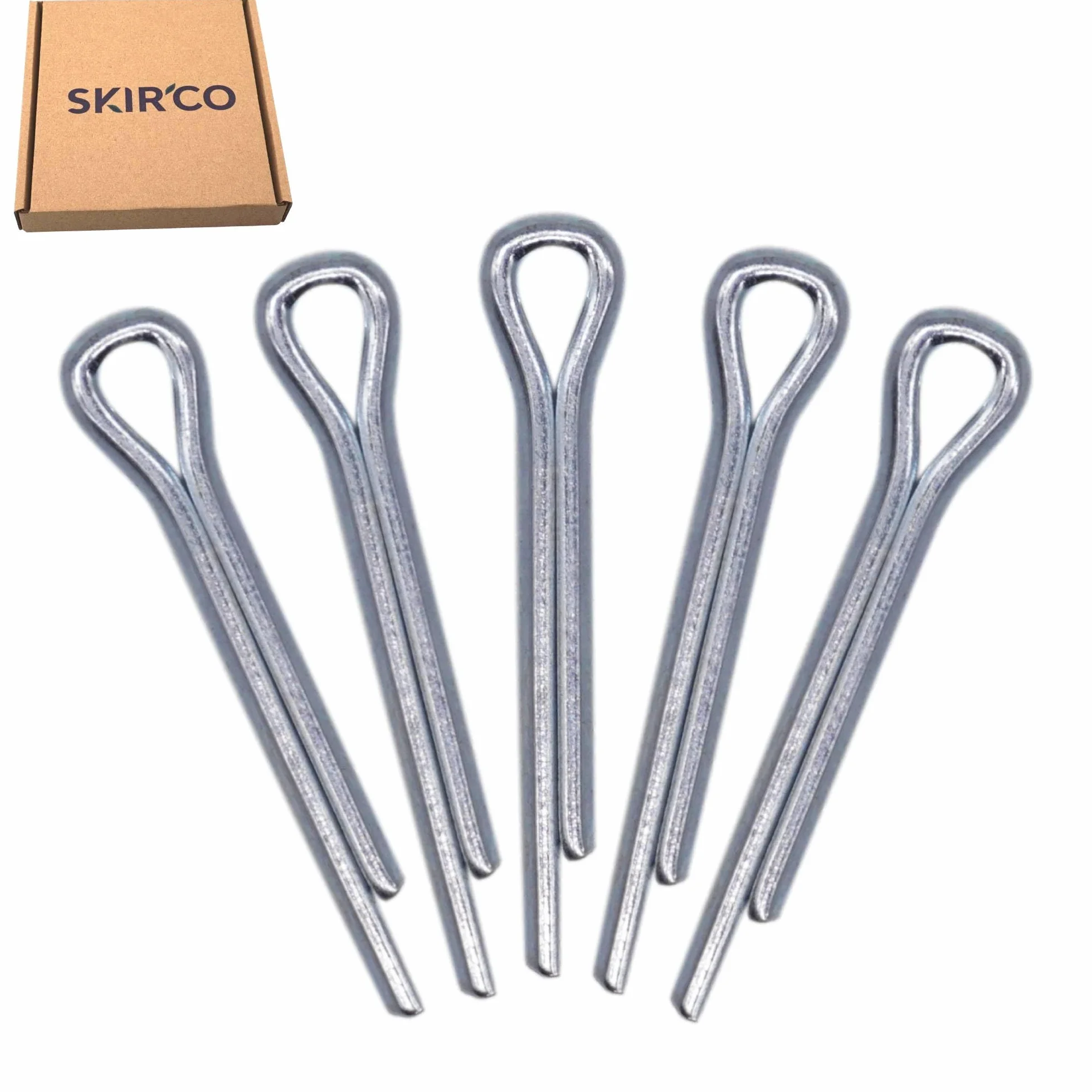 Zawleczki ze stali ocynkowanej 2,5 x 16 mm DIN 94 SKIR'CO (200 szt.)