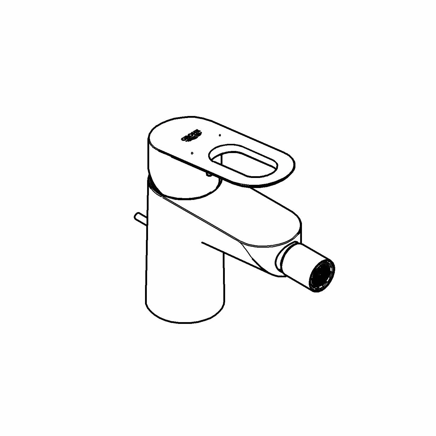 GROHE Chrom Uruchomienie pętli jednouchwytowej 23352000