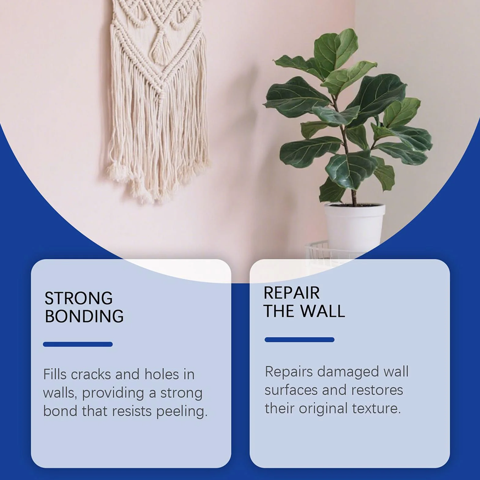 Wall Repair Kit, Drywall Patch Paste, Easy Filler for Hole Repair, Home Accessories, Handy Tool for Wall Fixing