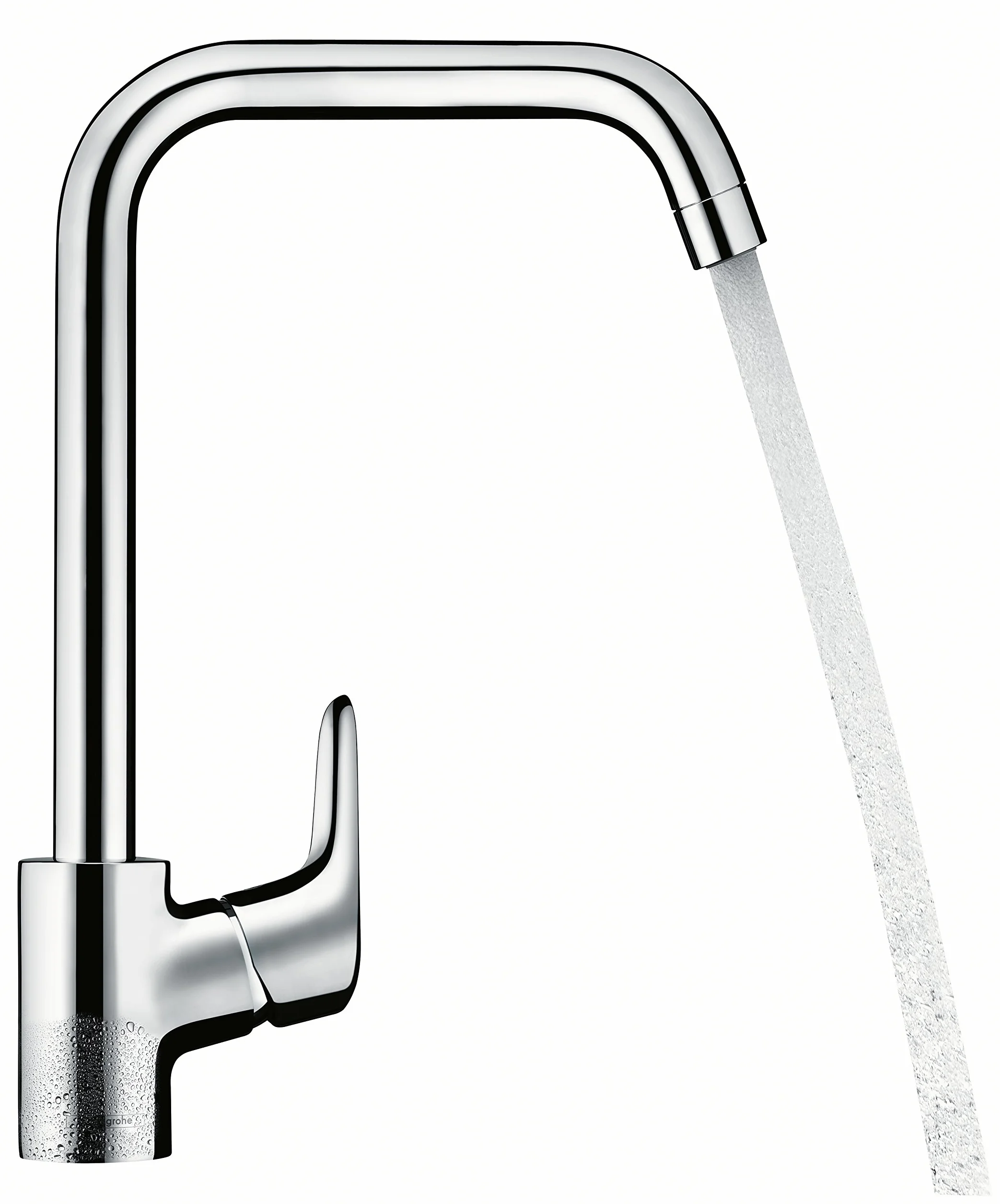 Hansgrohe Ecos L bateria mieszakowa kuchenna chrom srebrny duża