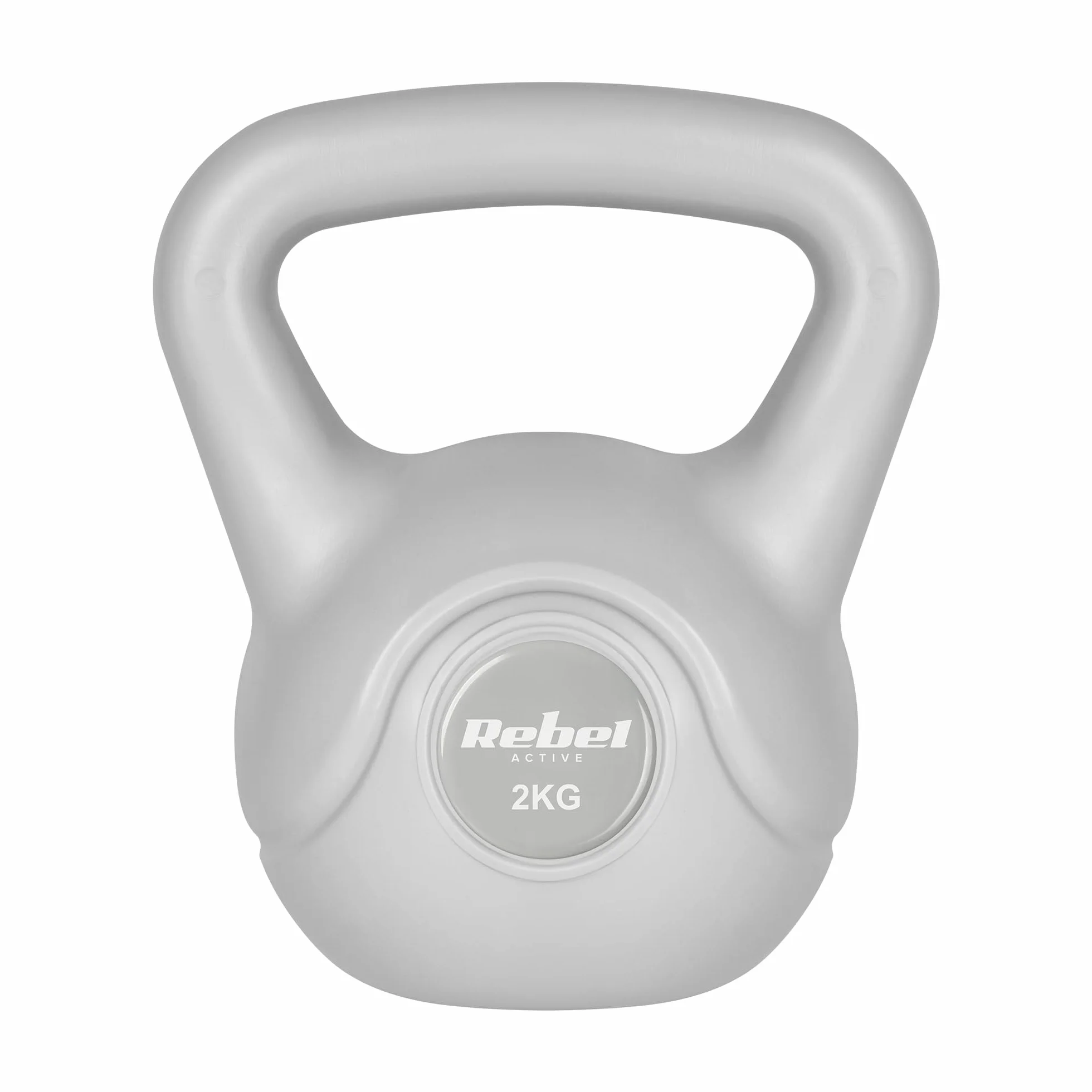 Rebel Electro Kettlebell Bitumiczny 2kg RBA-2322G-02 Szary