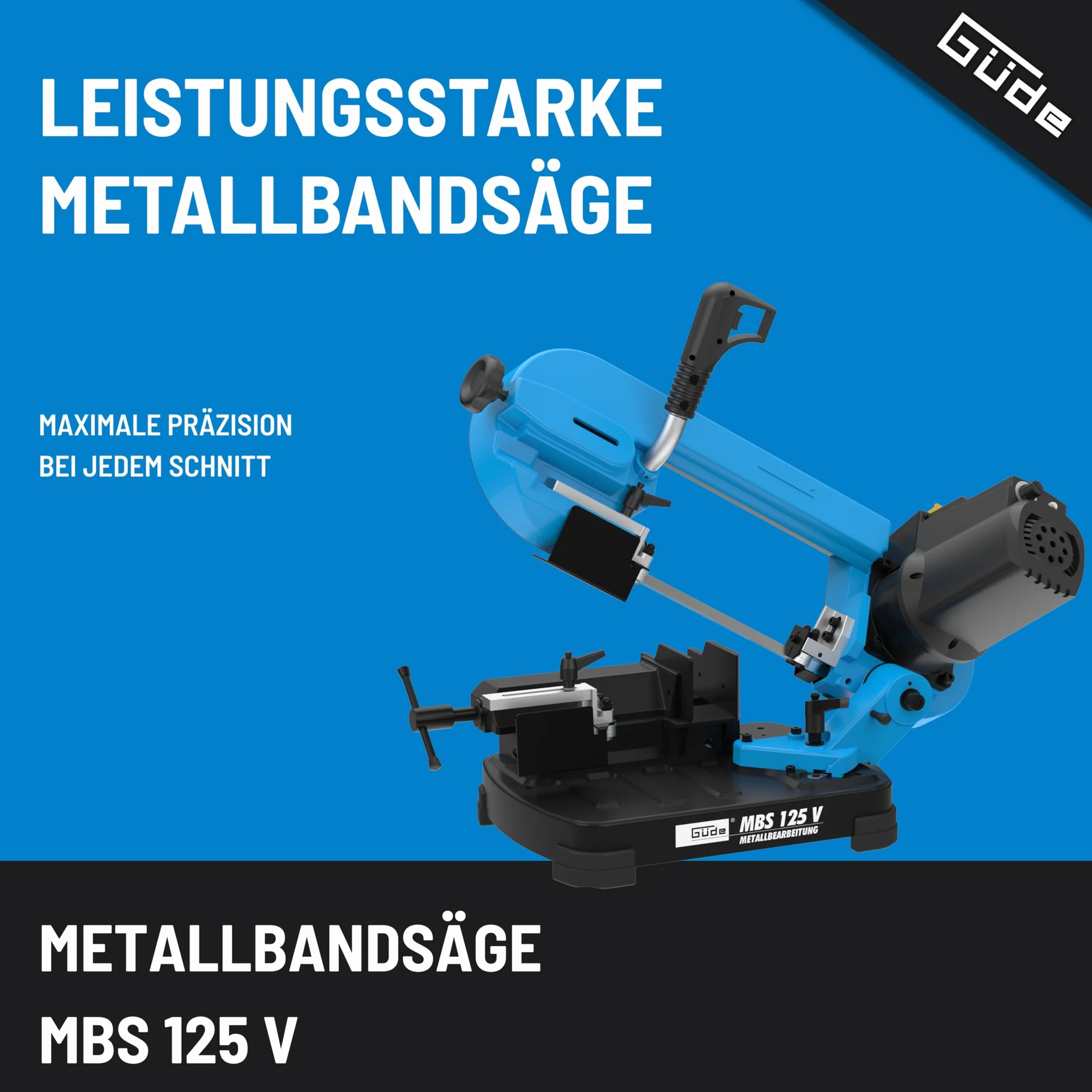Güde Piła taśmowa do metalu MBS 125 V 400 W