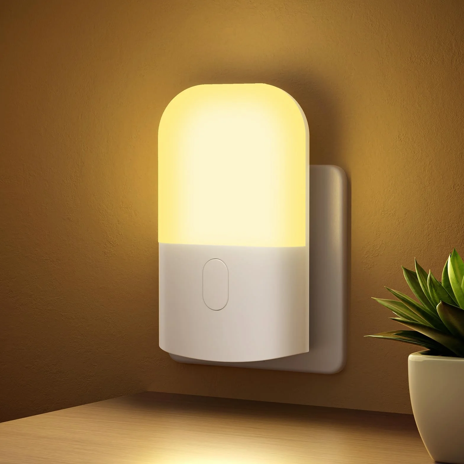 GRIFEMA GD101-1 Lampka nocna dla dzieci 3 poziomy jasności czujnik światła 2700K ciepła biel