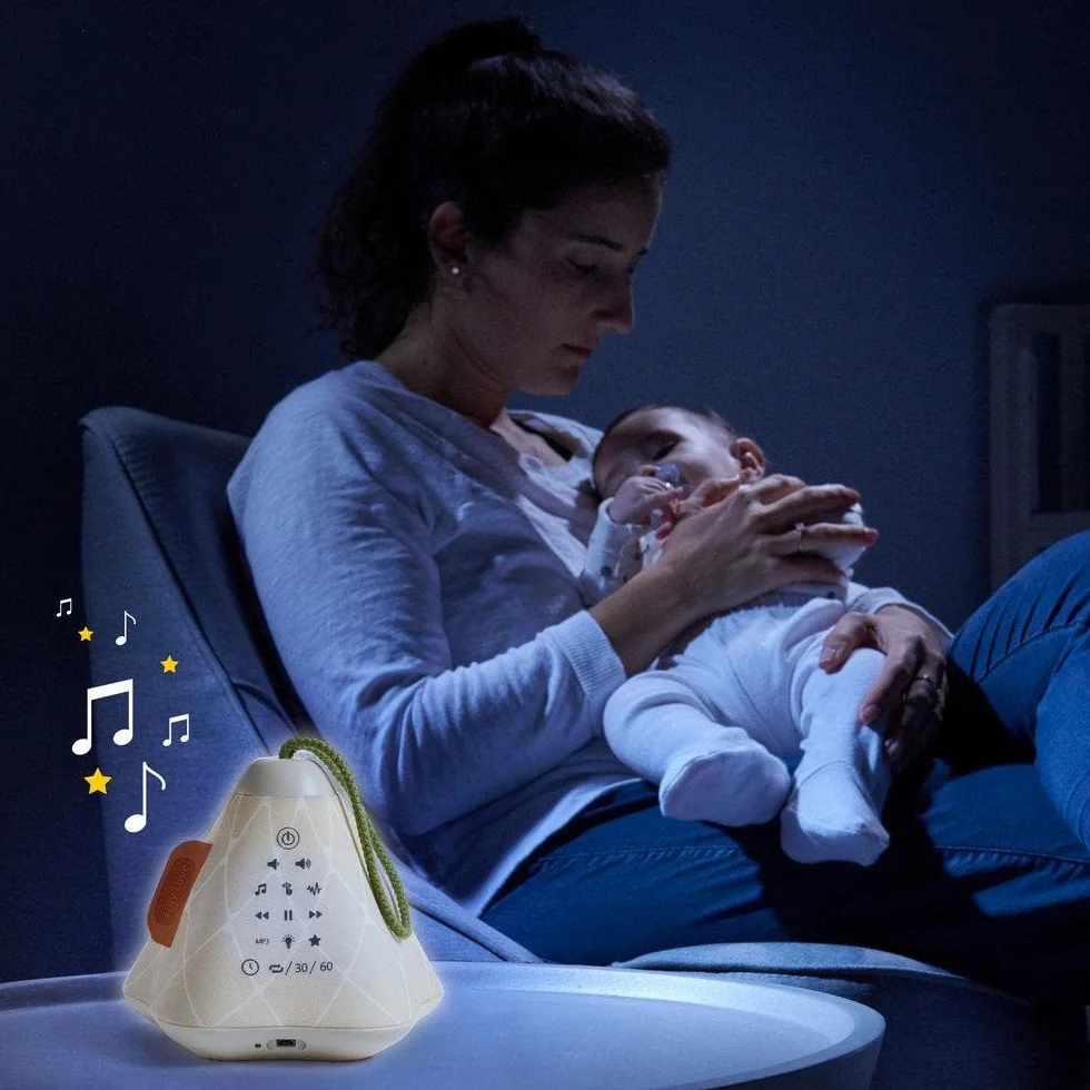 Tiny Love Boho Chic Lampka Projektor Muzyczny Mały Marzyciel 3w1 Mobilna Karuzela Muzyczna z Kojącym Nocnym Niebem 17 Melodii od Urodzenia