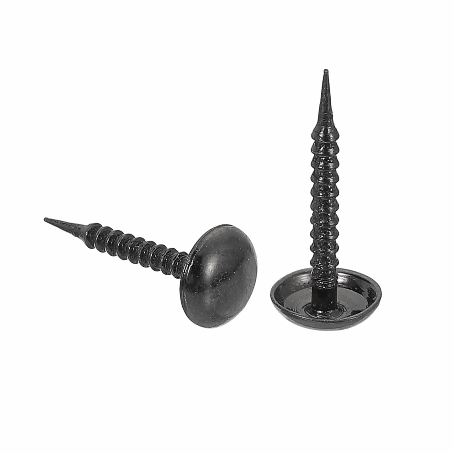 QUARKZMAN Gwoździe tapicerskie 8 x 20 mm okrągłe głowa dekoracyjne czarny