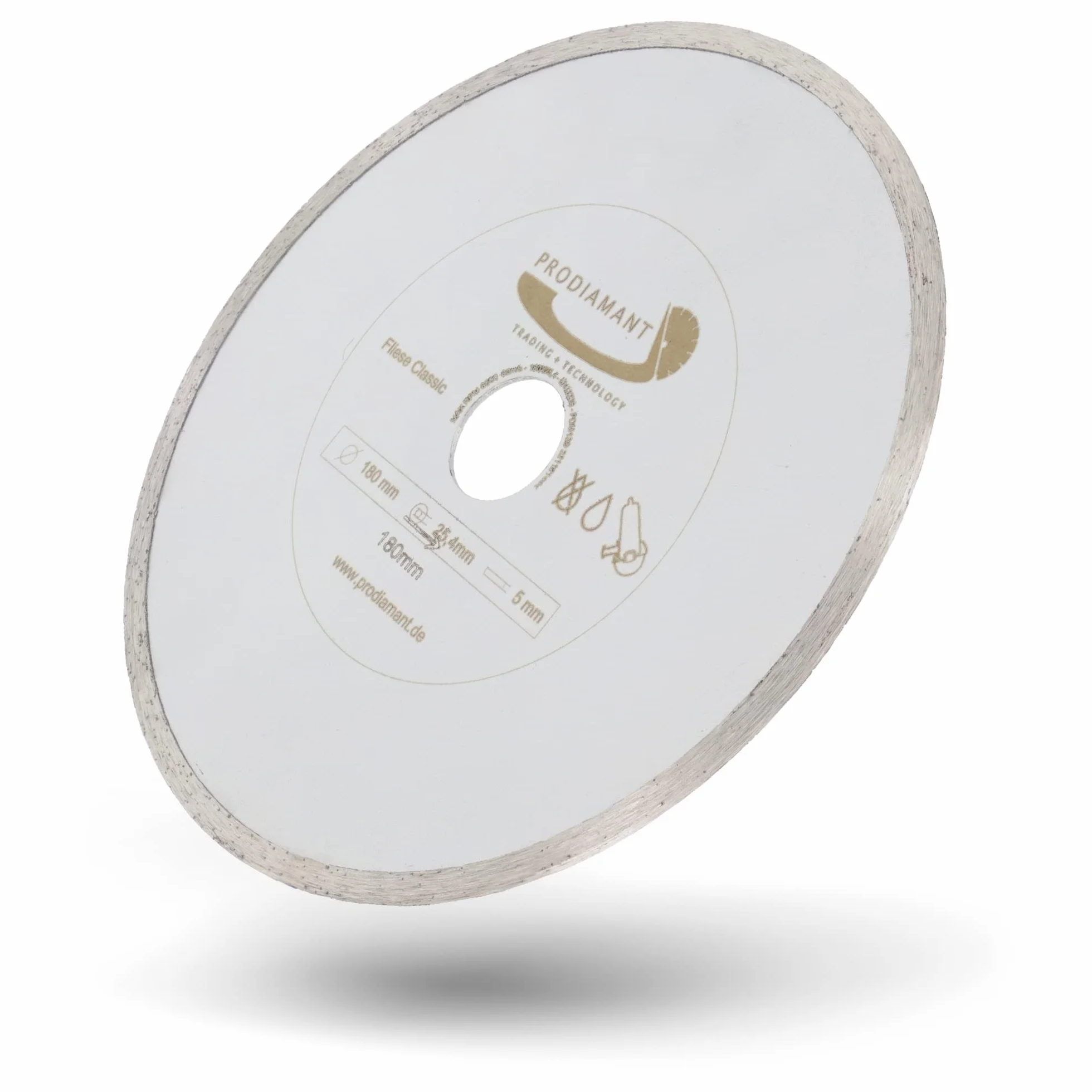 PRODIAMANT Prorim diamentowa tarcza tnąca 180 mm x 25,4 mm do ceramiki i płytek